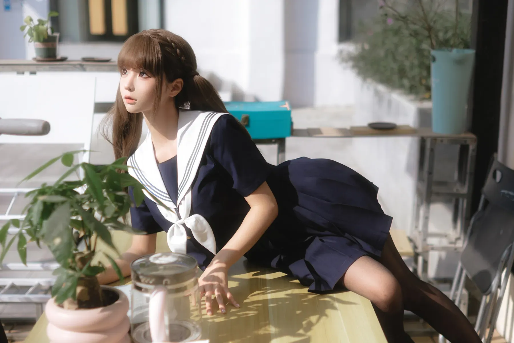 蠢沫沫 – 午后 [45P] - 秀人网免费无水印在线套图写真