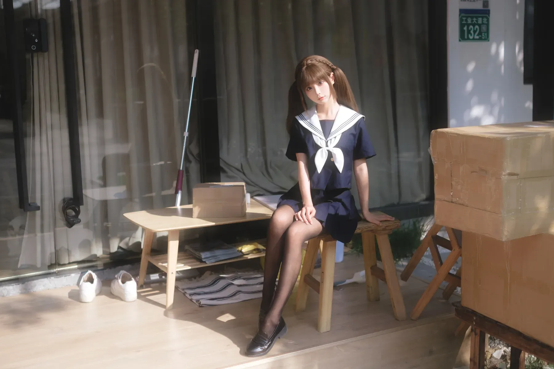 蠢沫沫 – 午后 [45P] - 秀人网免费无水印在线套图写真