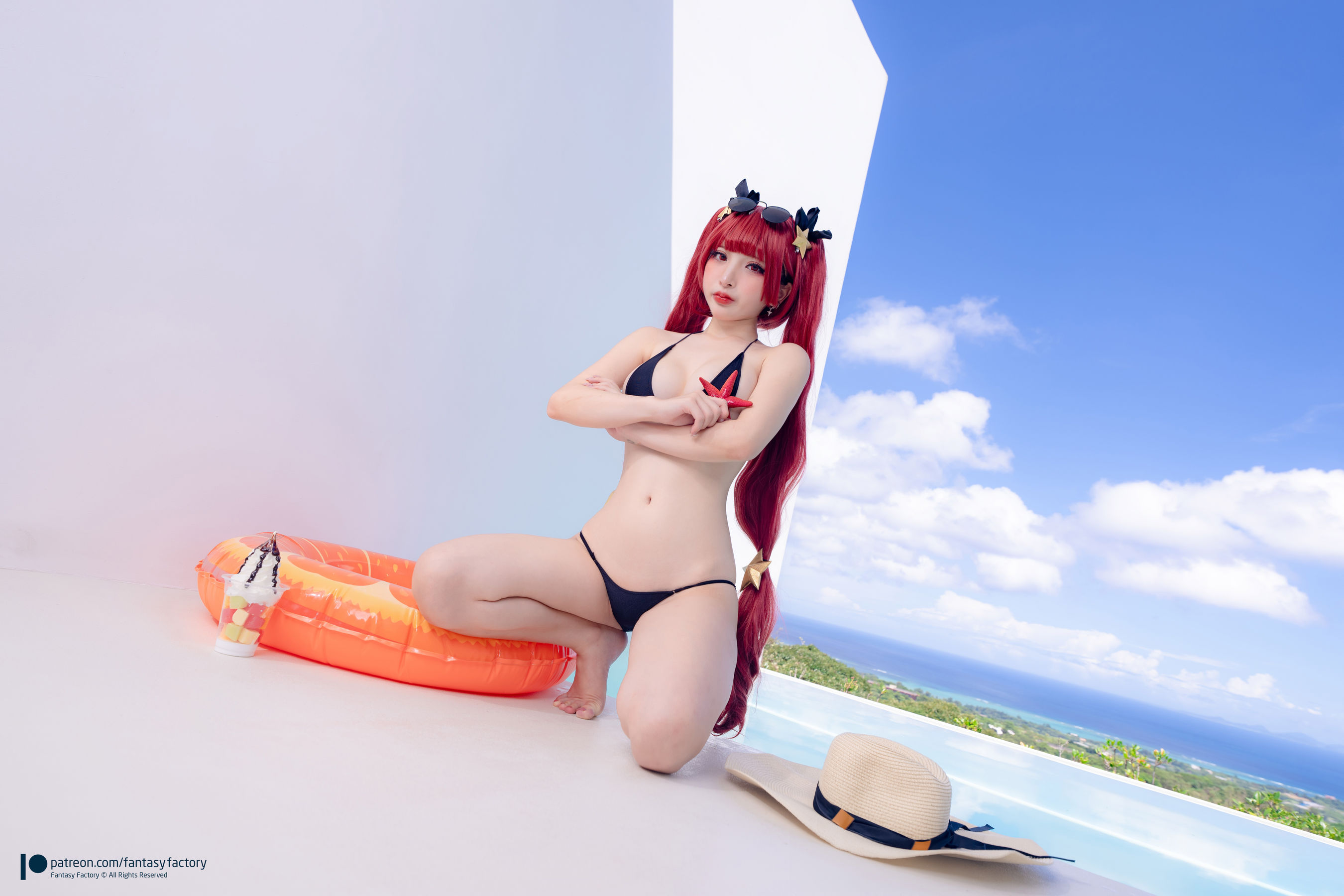 小丁 – 檀香山泳衣 [28P] - 秀人网免费无水印在线套图写真