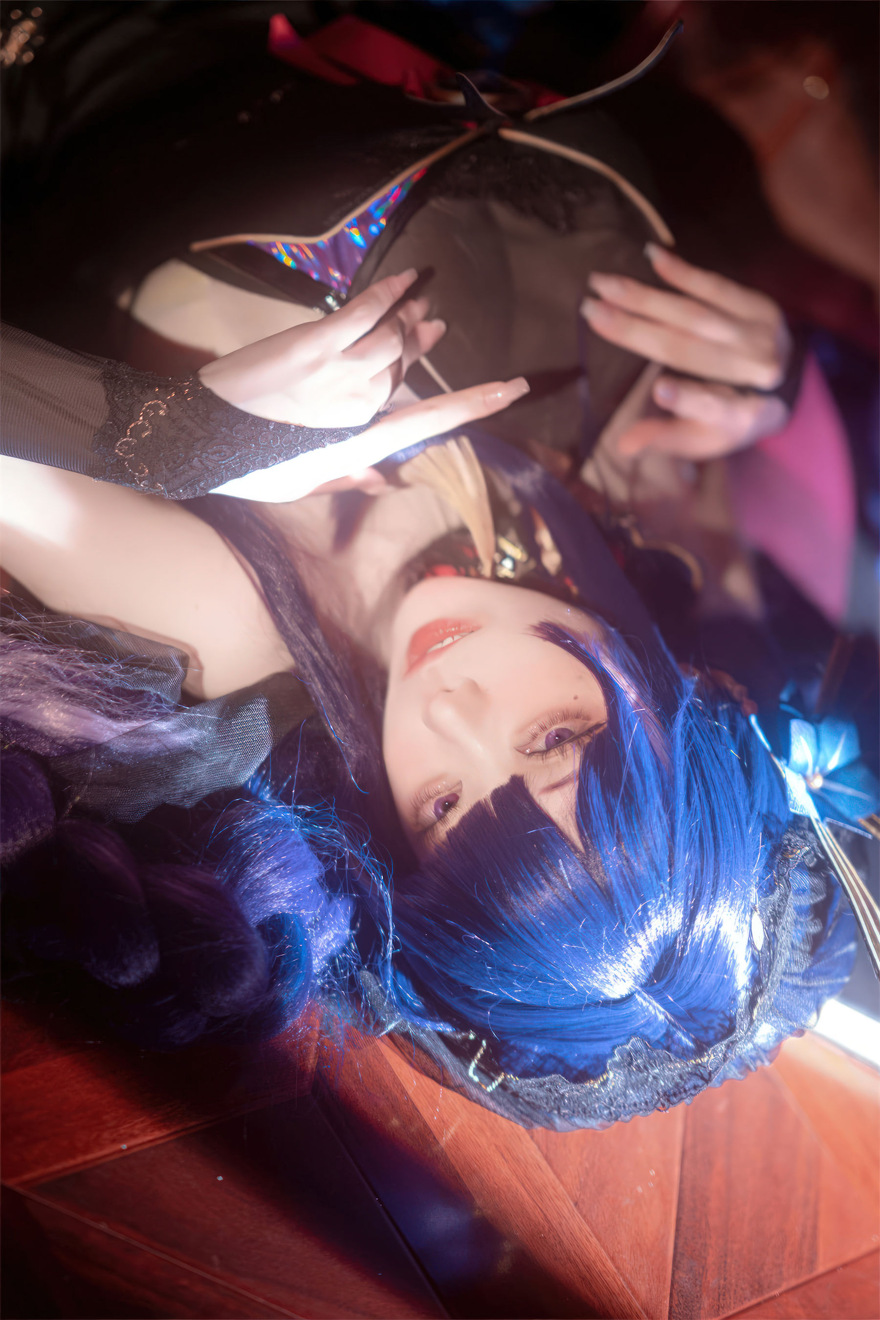 安食Ajiki – 原神 雷电将军魅魔 [24P] - 秀人网免费无水印在线套图写真