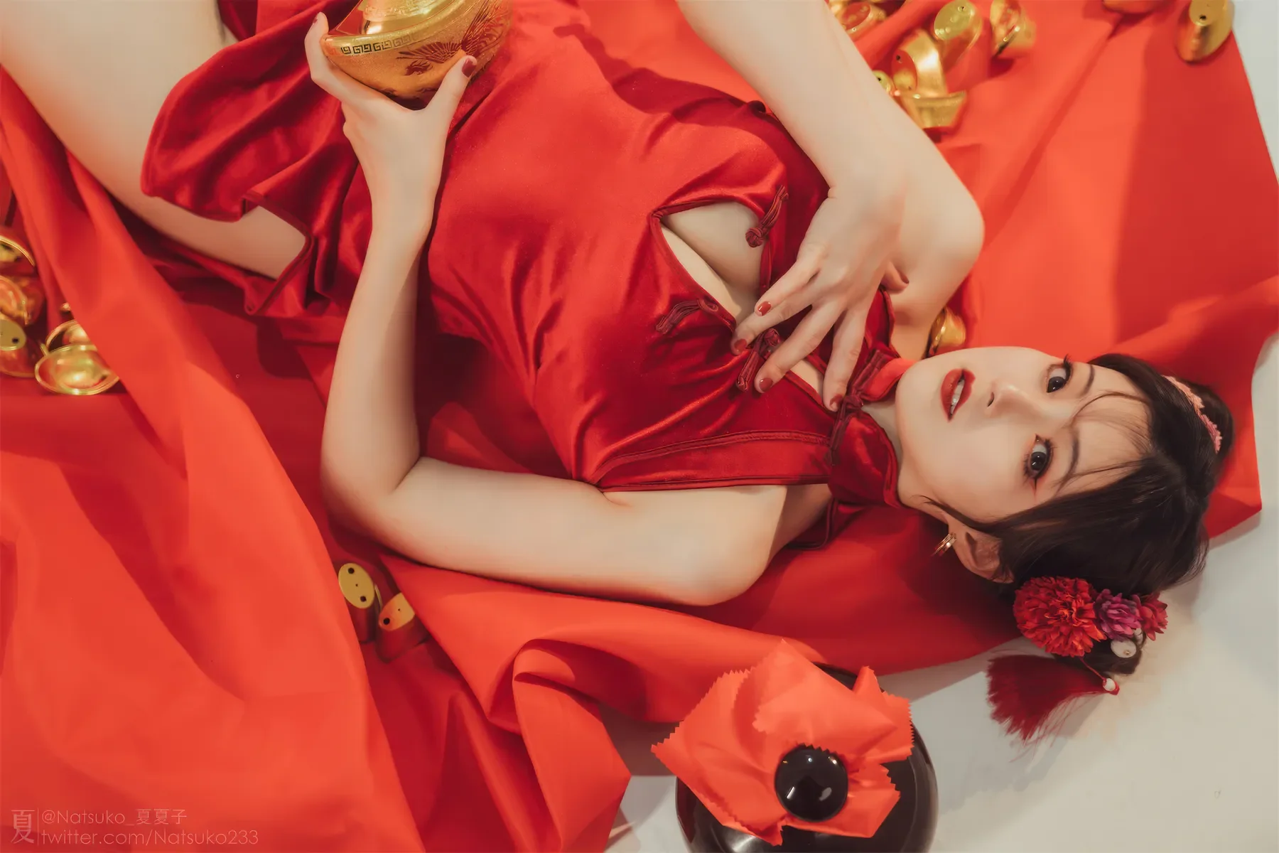 Natsuko夏夏子 – 夏记钱庄 [48P] - 秀人网免费无水印在线套图写真