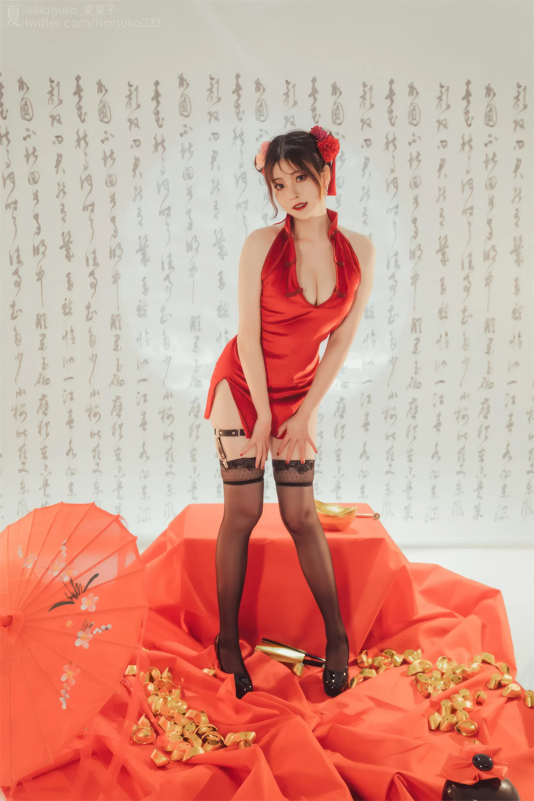 Natsuko夏夏子 – 夏记钱庄 [48P] - 秀人网免费无水印在线套图写真