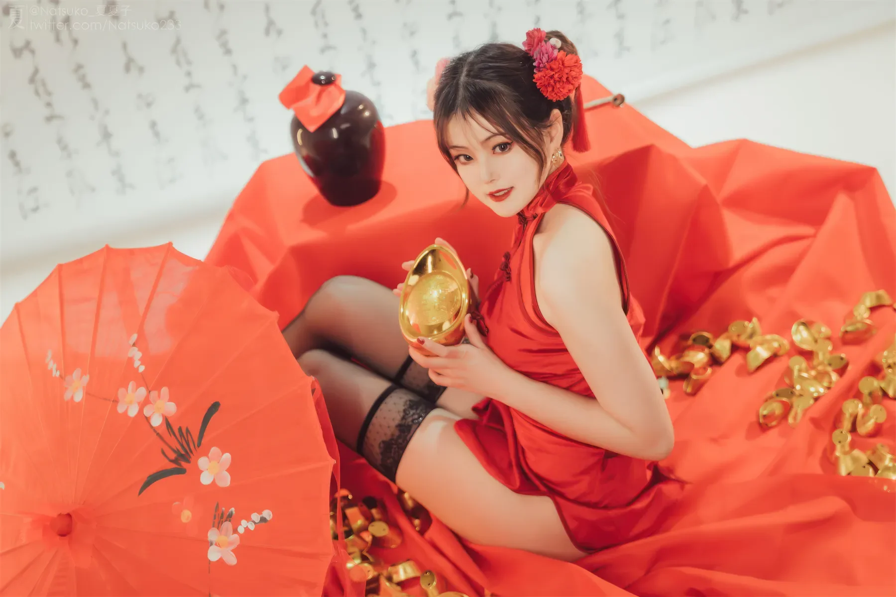 Natsuko夏夏子 – 夏记钱庄 [48P] - 秀人网免费无水印在线套图写真