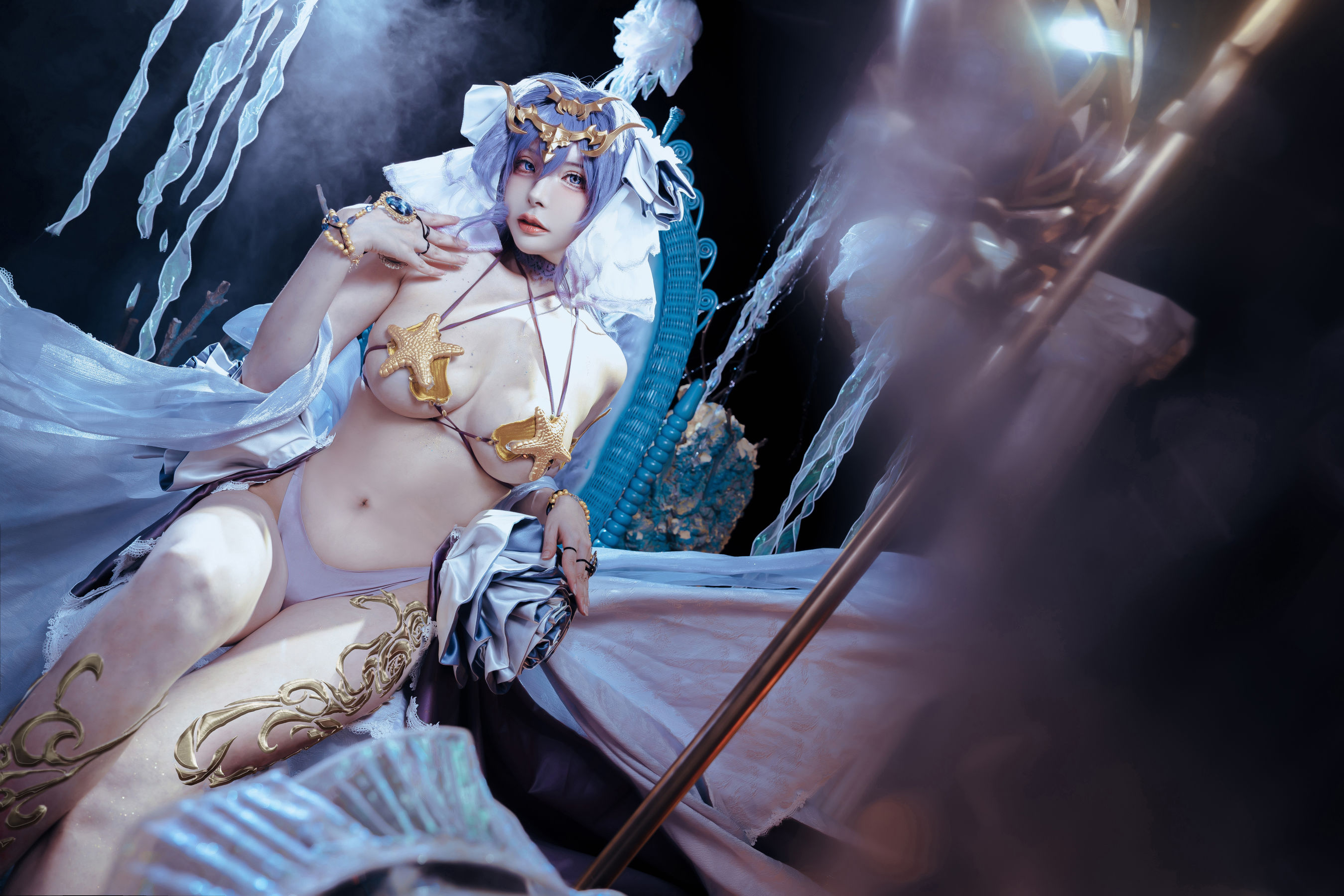 秋和柯基(夏小秋秋秋) – 女神乐园 波塞冬 [19P] - 秀人网免费无水印在线套图写真