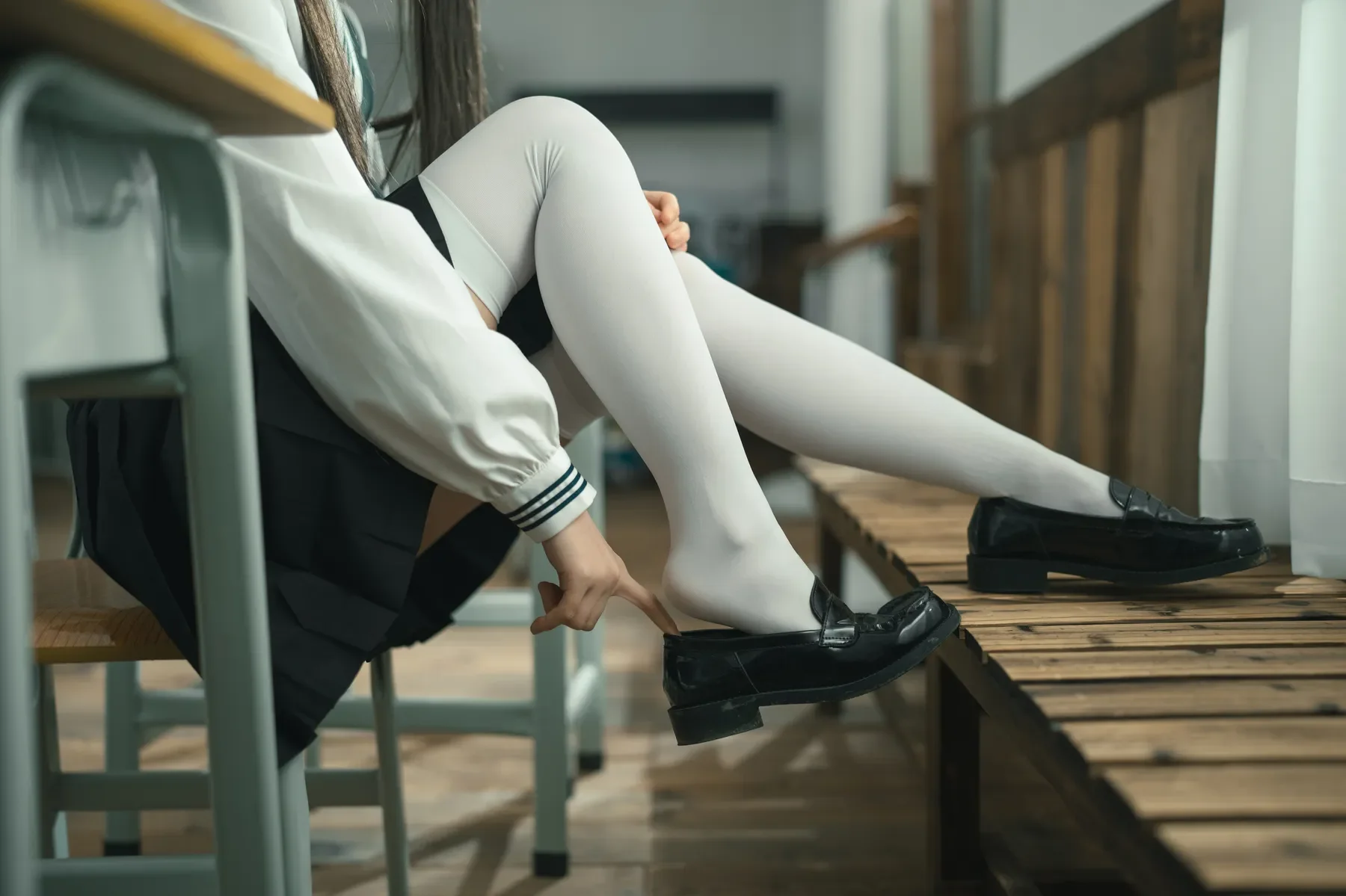 rua阮阮 – 授课中 [57P] - 秀人网免费无水印在线套图写真