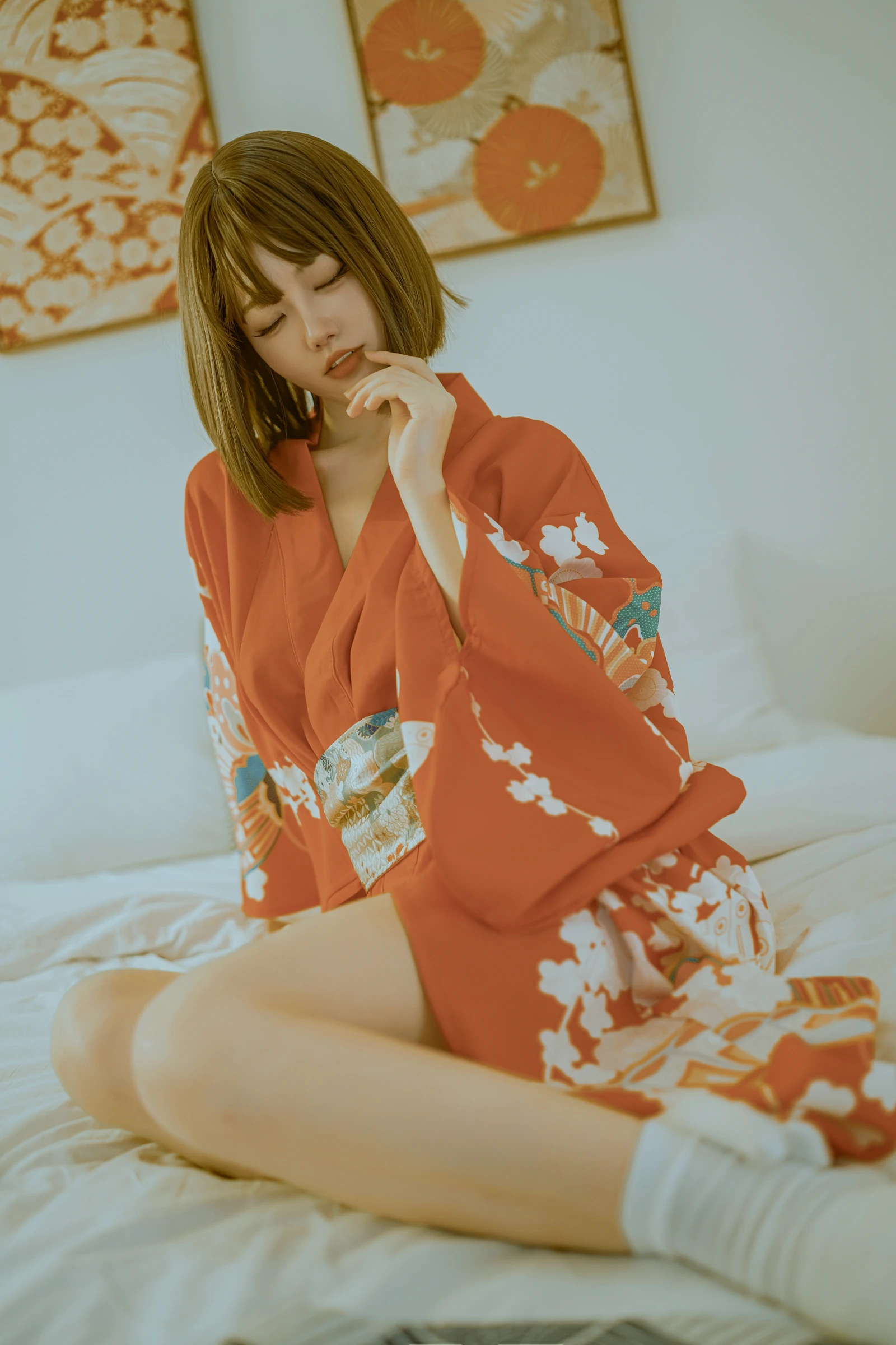 桃良阿宅 – 浴衣 [45P] - 秀人网免费无水印在线套图写真