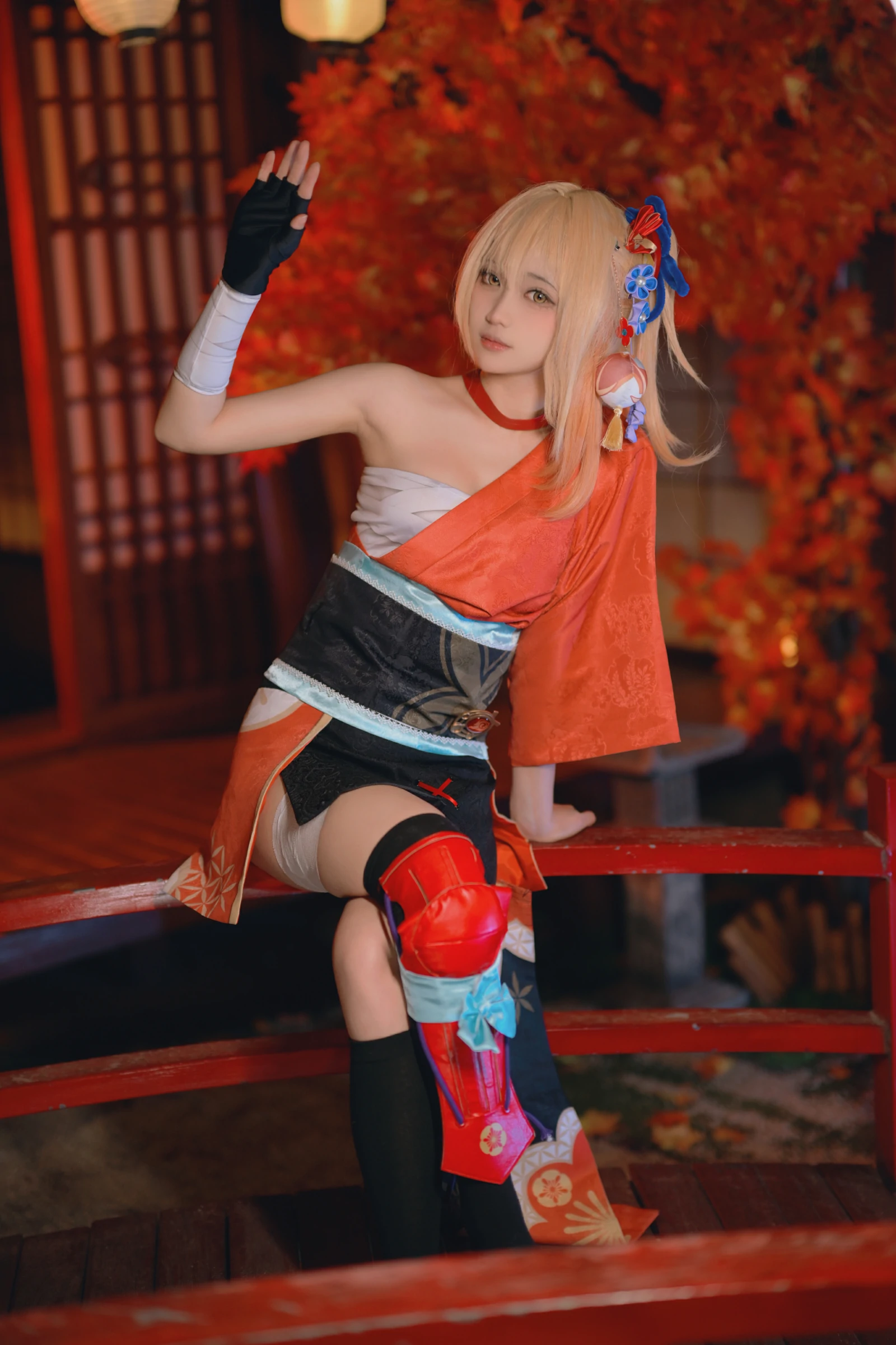 莱可Raika – 原神 宵宮 [80P] - 秀人网免费无水印在线套图写真