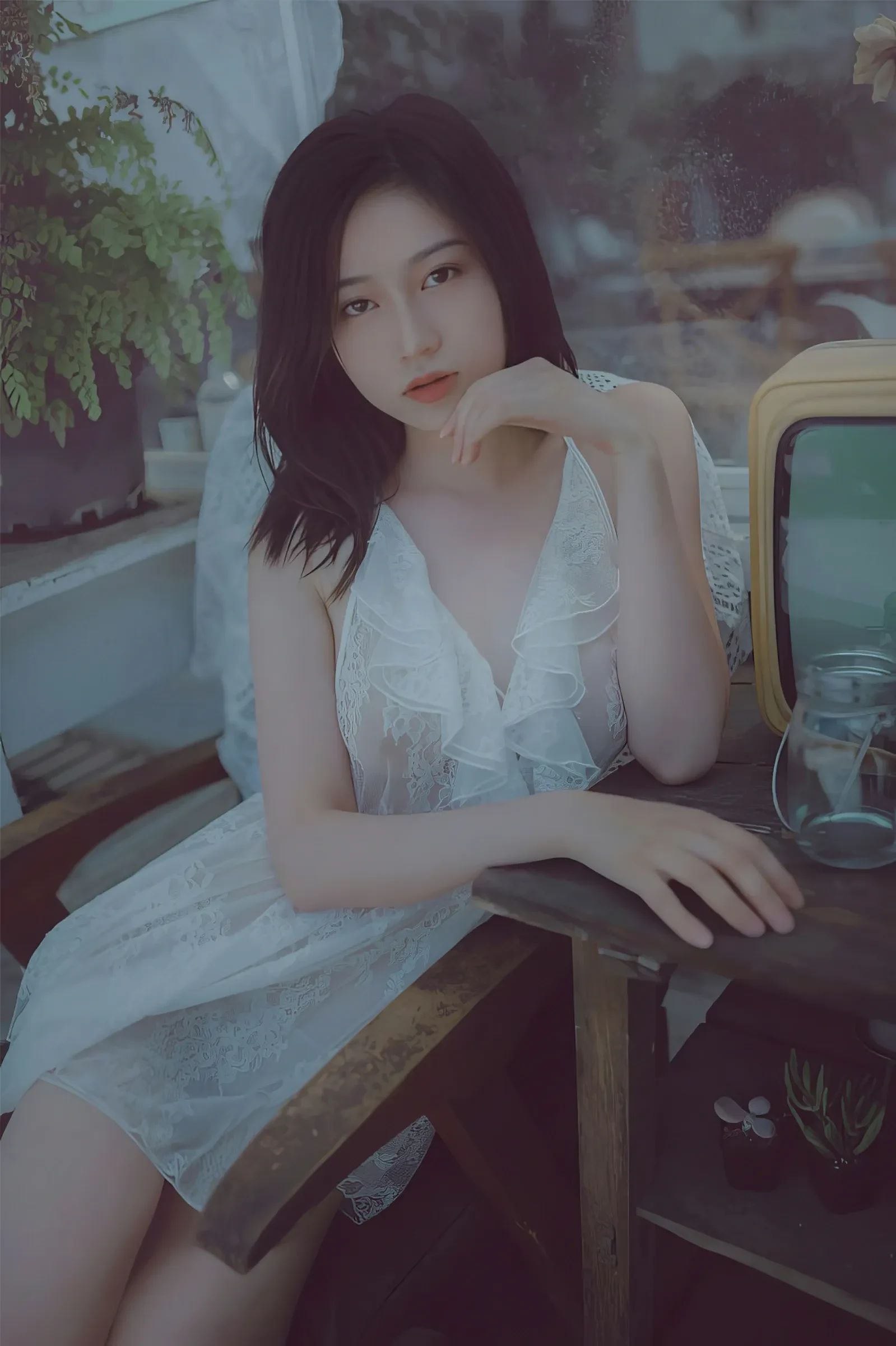 年年Nnian – 青青子衿 [27P] - 秀人网免费无水印在线套图写真