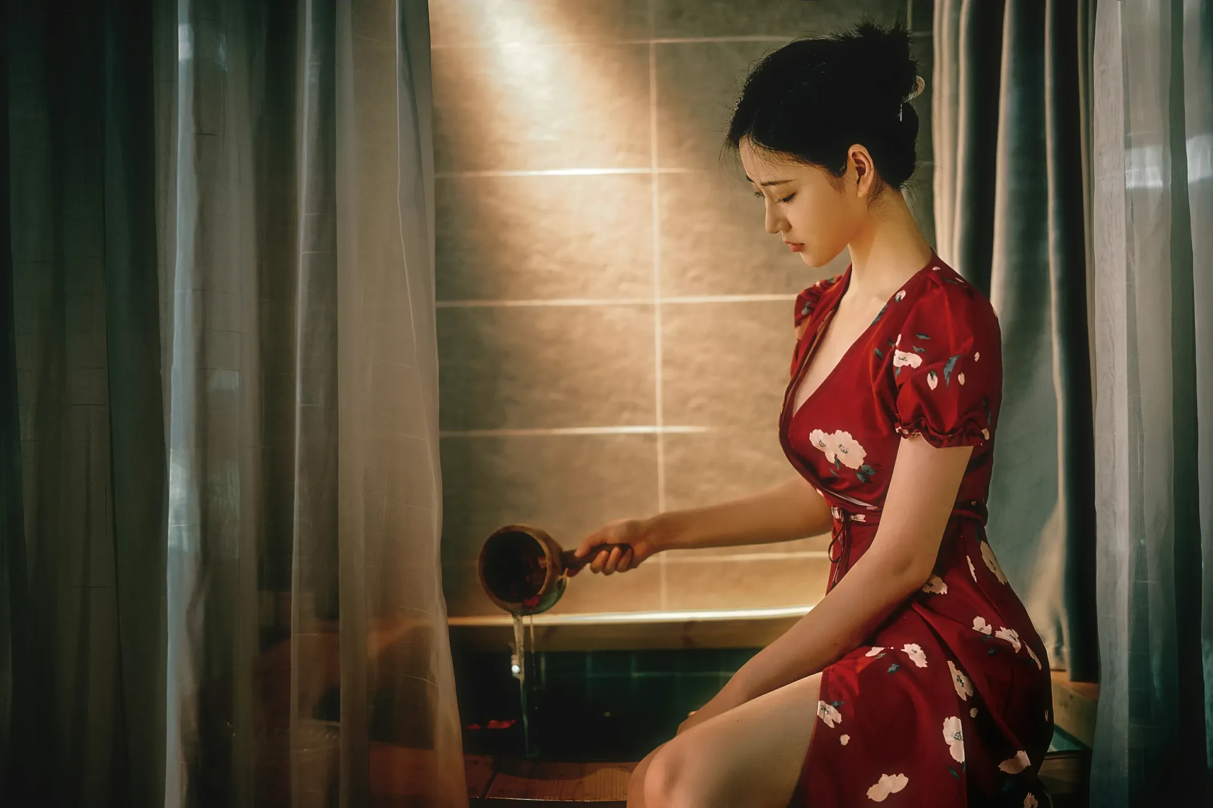 年年Nnian – 沐秋 [44P] - 秀人网免费无水印在线套图写真