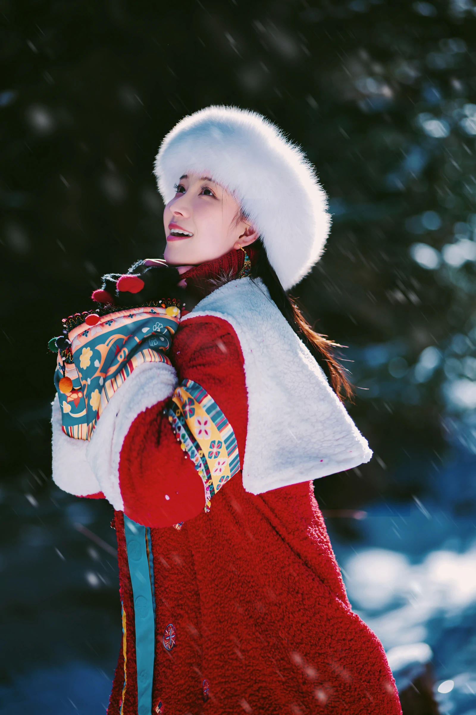 年年Nnian – 吉祥雪兆丰年 [30P] - 秀人网免费无水印在线套图写真