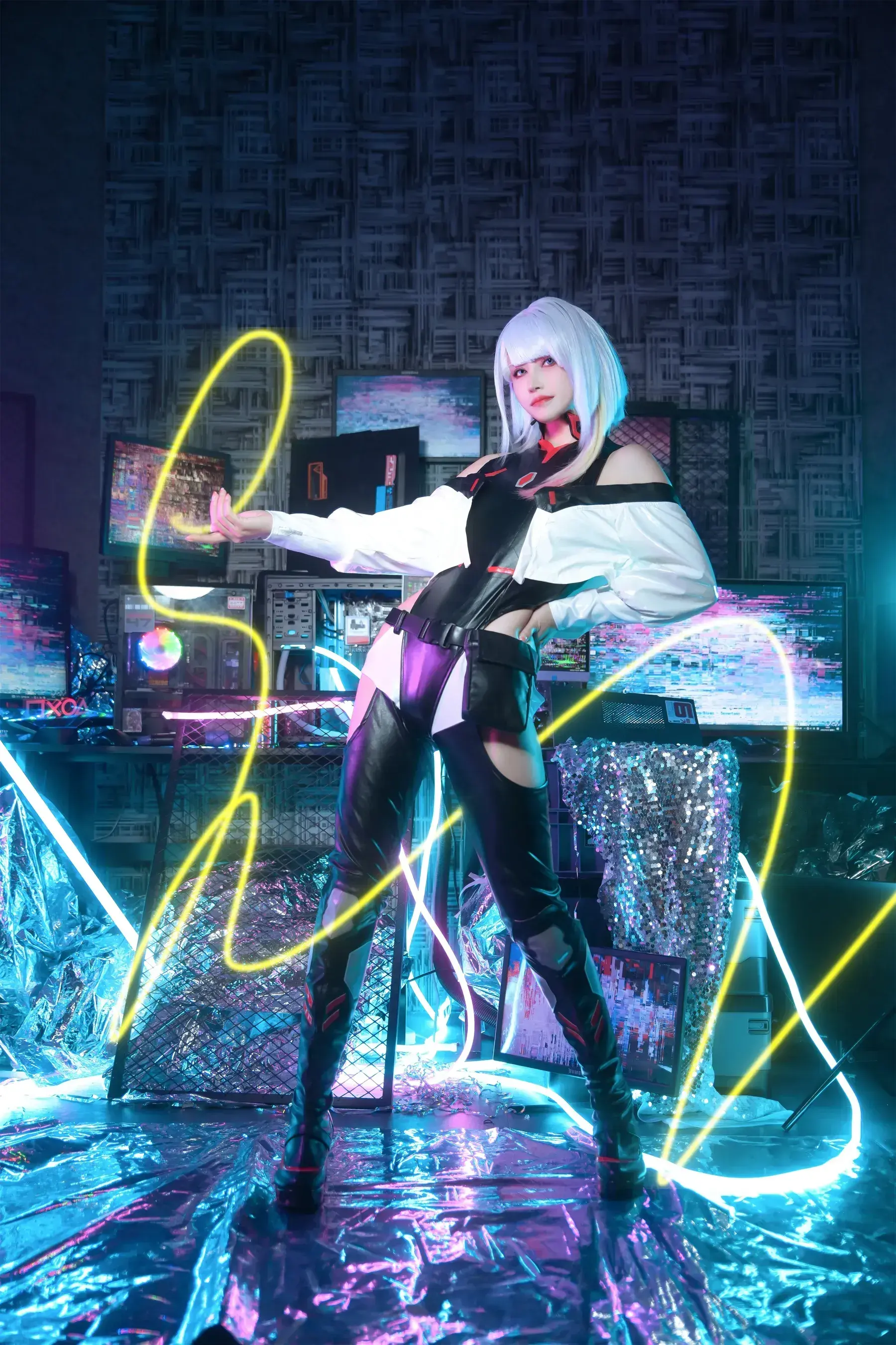 鹿八岁baby – 赛博朋克：边缘行者 露西 [60P] - 秀人网免费无水印在线套图写真