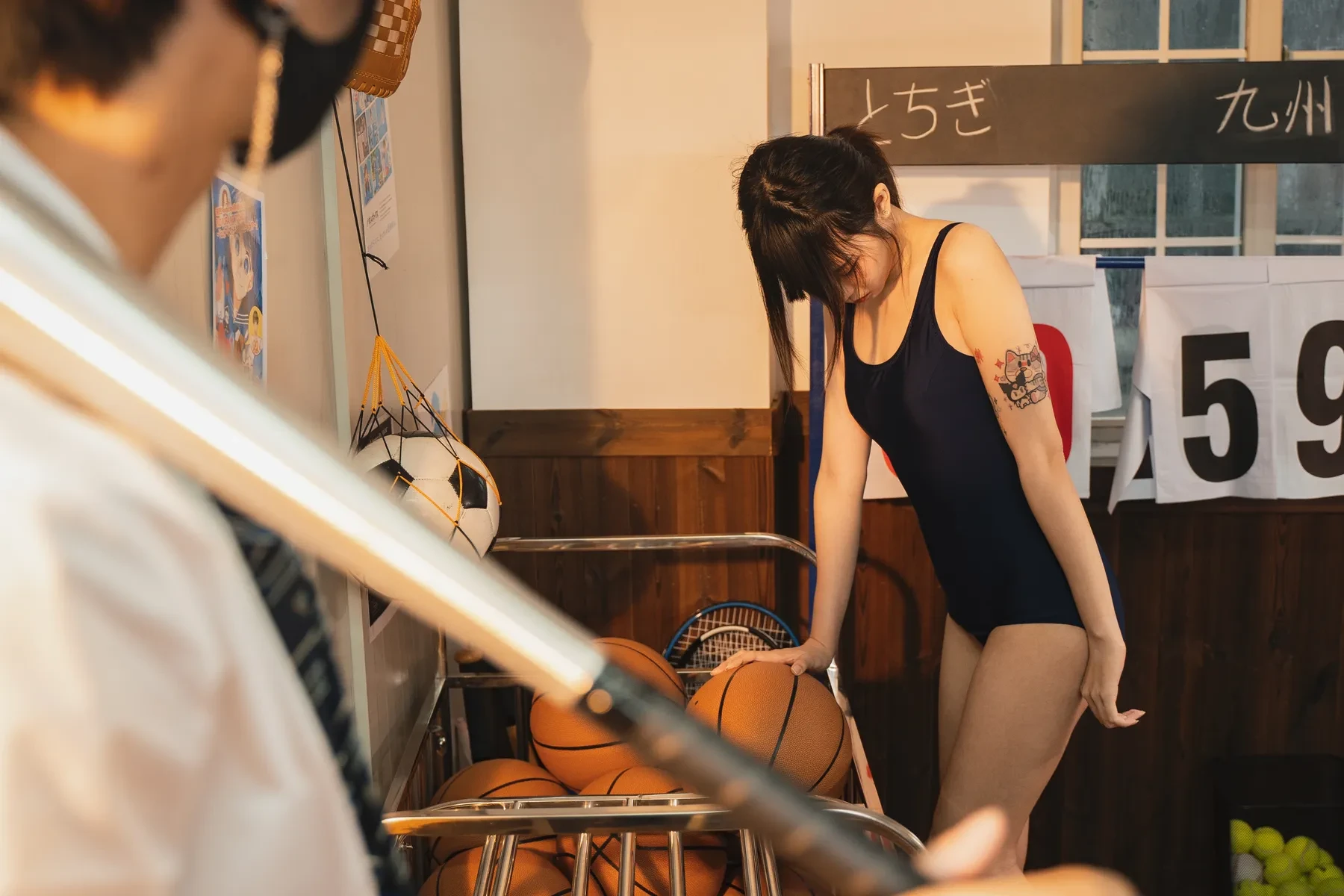 安曜曜 – 教室2 体操服 [42P] - 秀人网免费无水印在线套图写真