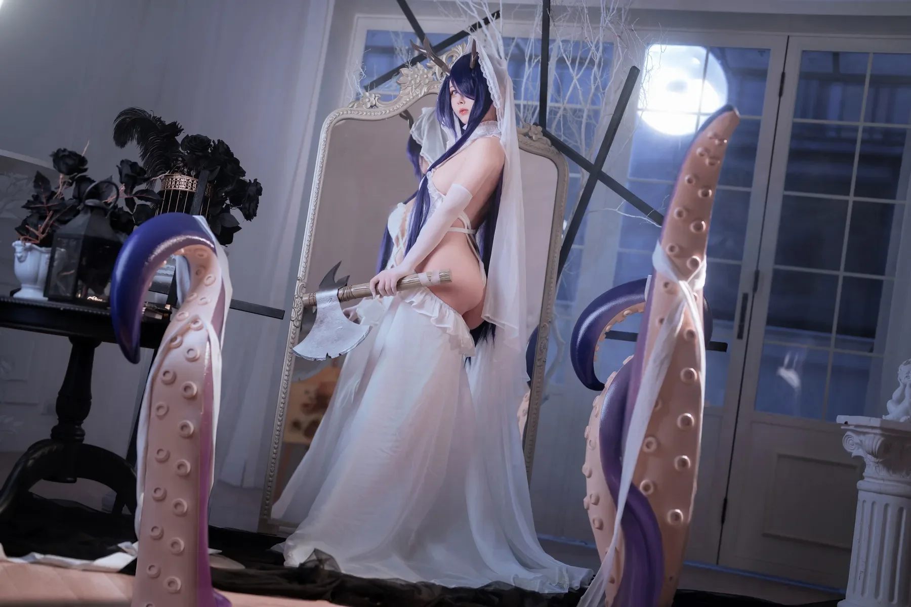 rioko凉凉子 – 碧蓝航线 金鹿号 [40P] - 秀人网免费无水印在线套图写真