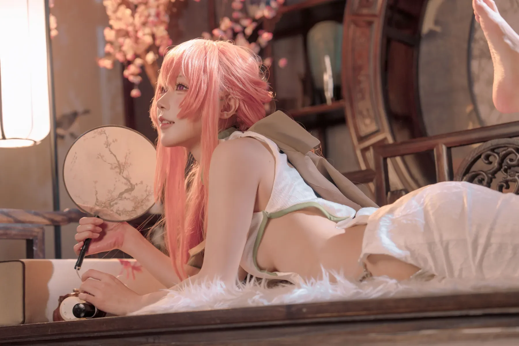 阿包也是兔娘 – 碧蓝航线英仙座旗袍 [30P] - 秀人网免费无水印在线套图写真