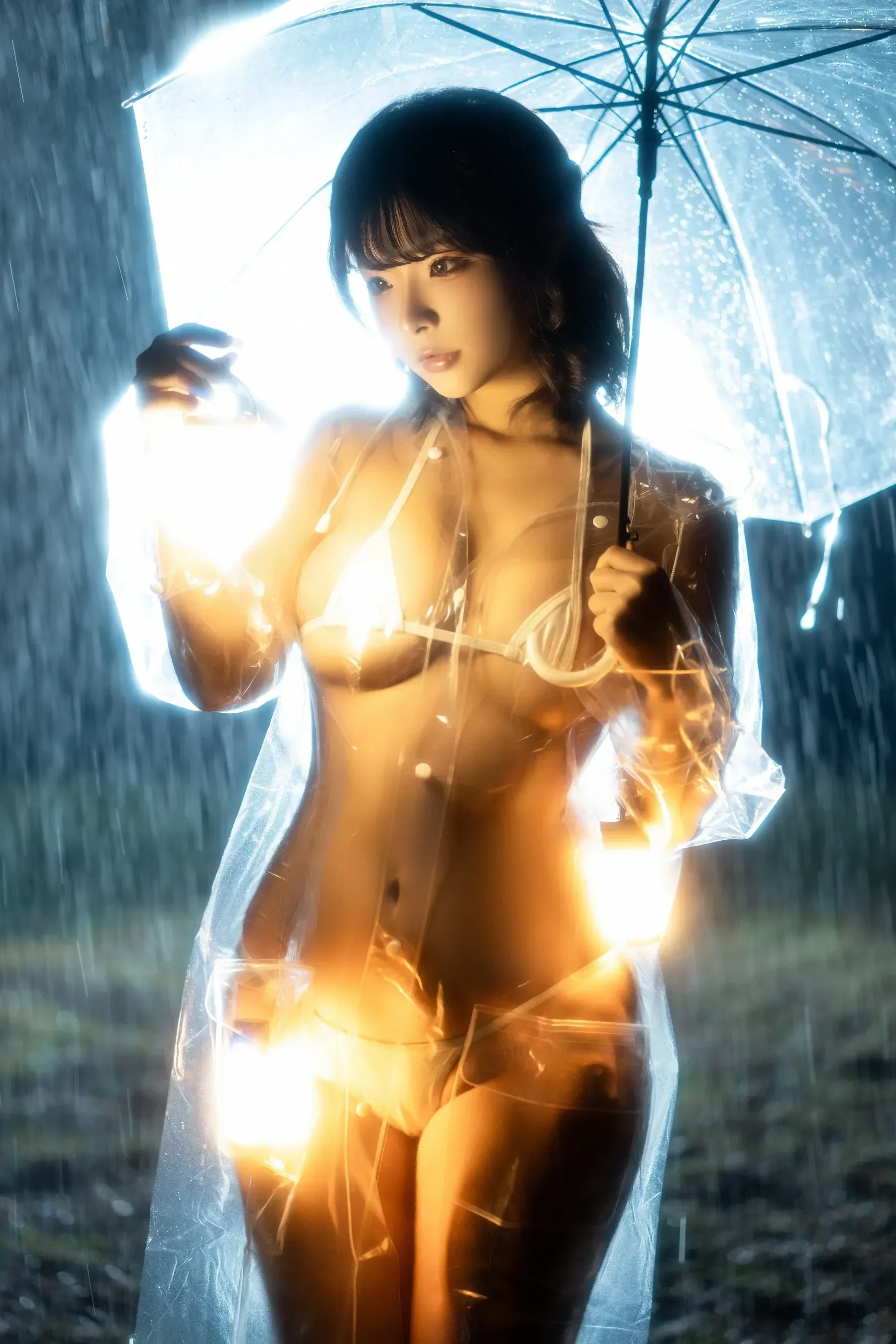 yuuhui玉汇 – 雨夜独舞 [100P] - 秀人网免费无水印在线套图写真