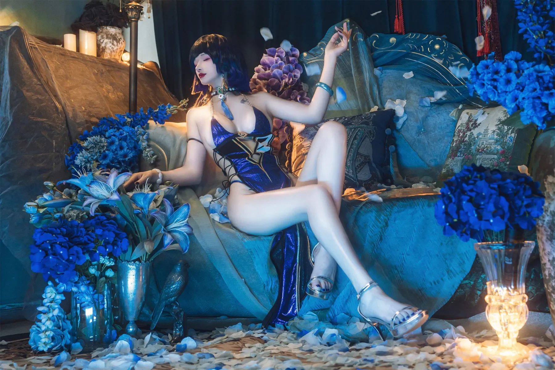 鹿八岁baby – 原神 夜兰 [60P] - 秀人网免费无水印在线套图写真