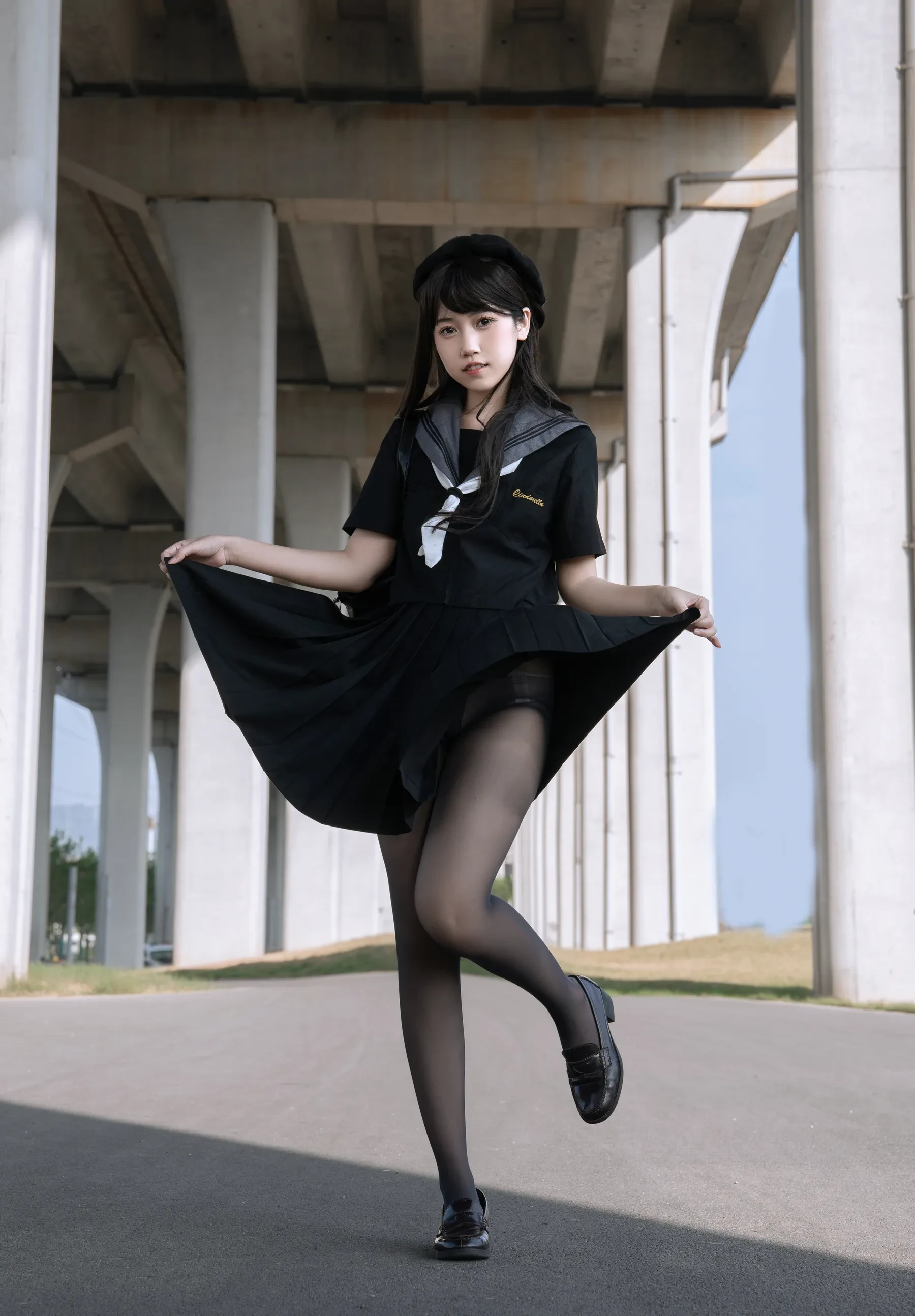 不呆猫 – 放课后野外JK [70P] - 秀人网免费无水印在线套图写真