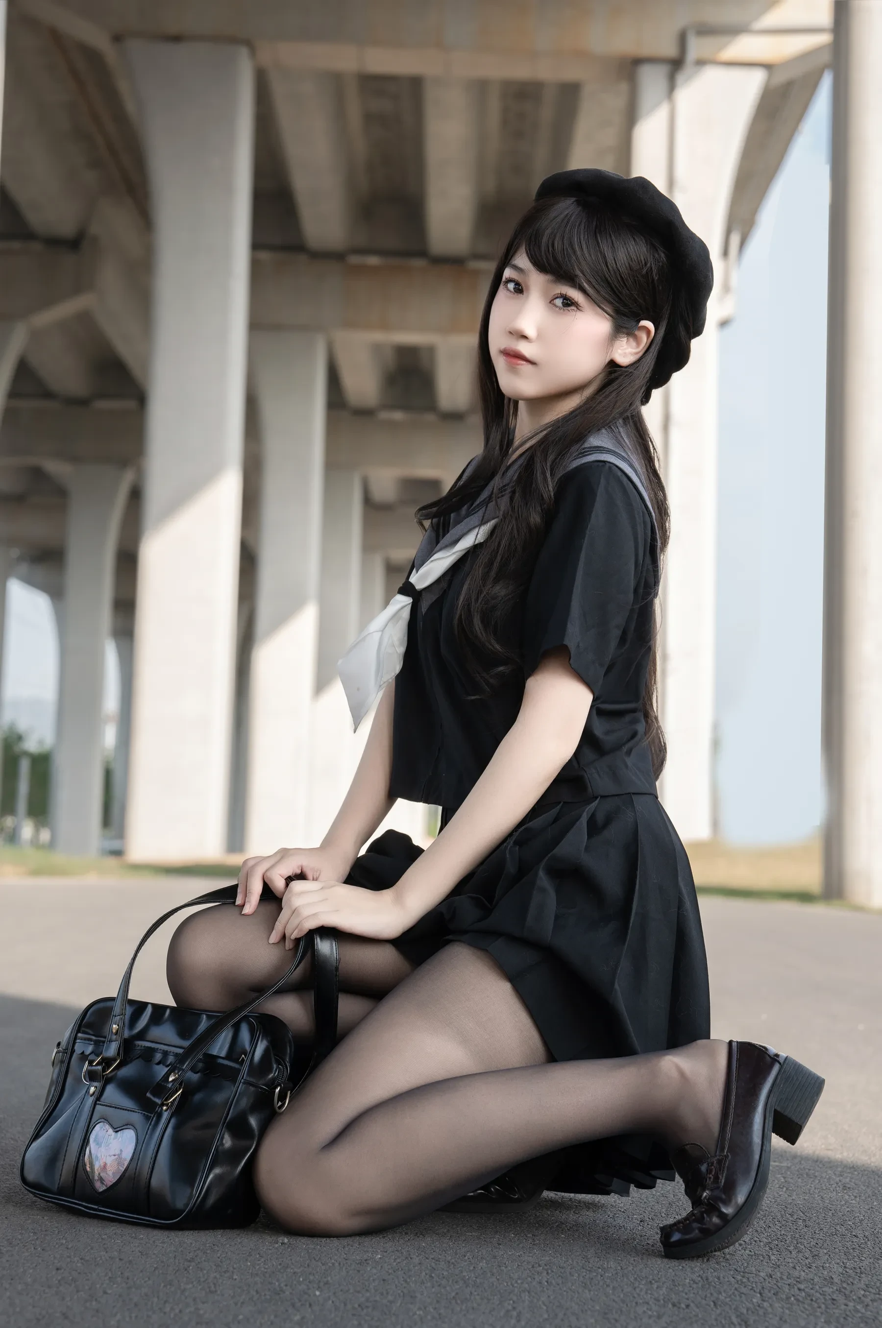 不呆猫 – 放课后野外JK [70P] - 秀人网免费无水印在线套图写真