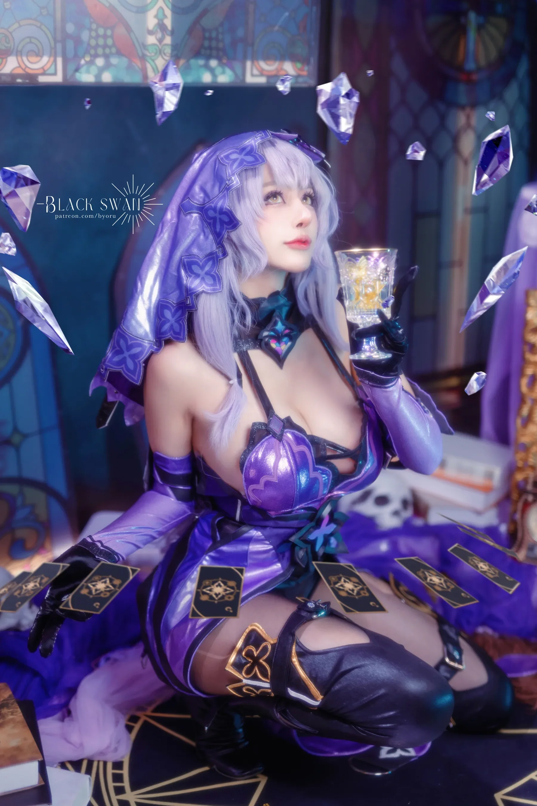 Byoru – Black Swan [40P] - 秀人网免费无水印在线套图写真