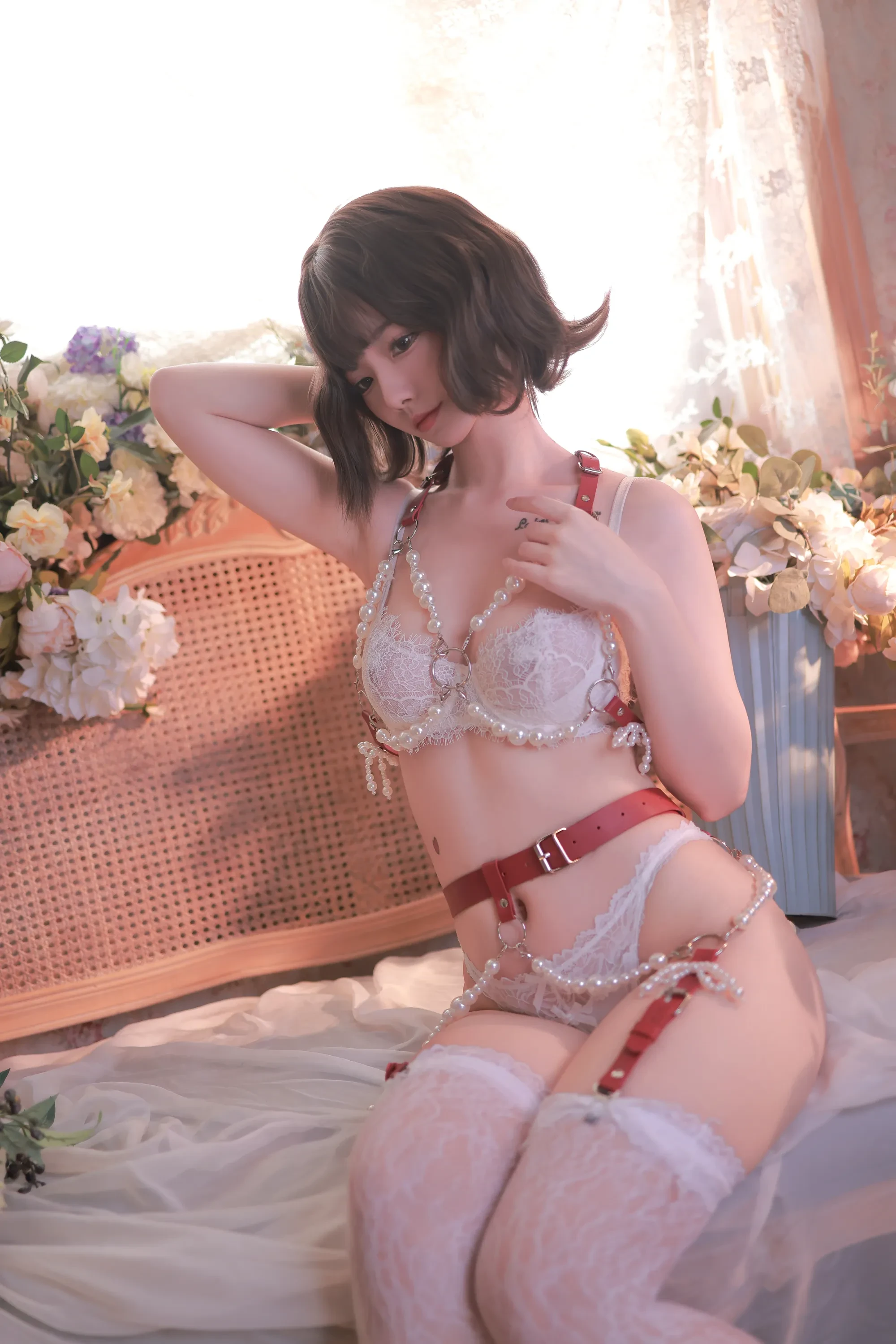 桃良阿宅 – 白珍珠 [42P] - 秀人网免费无水印在线套图写真