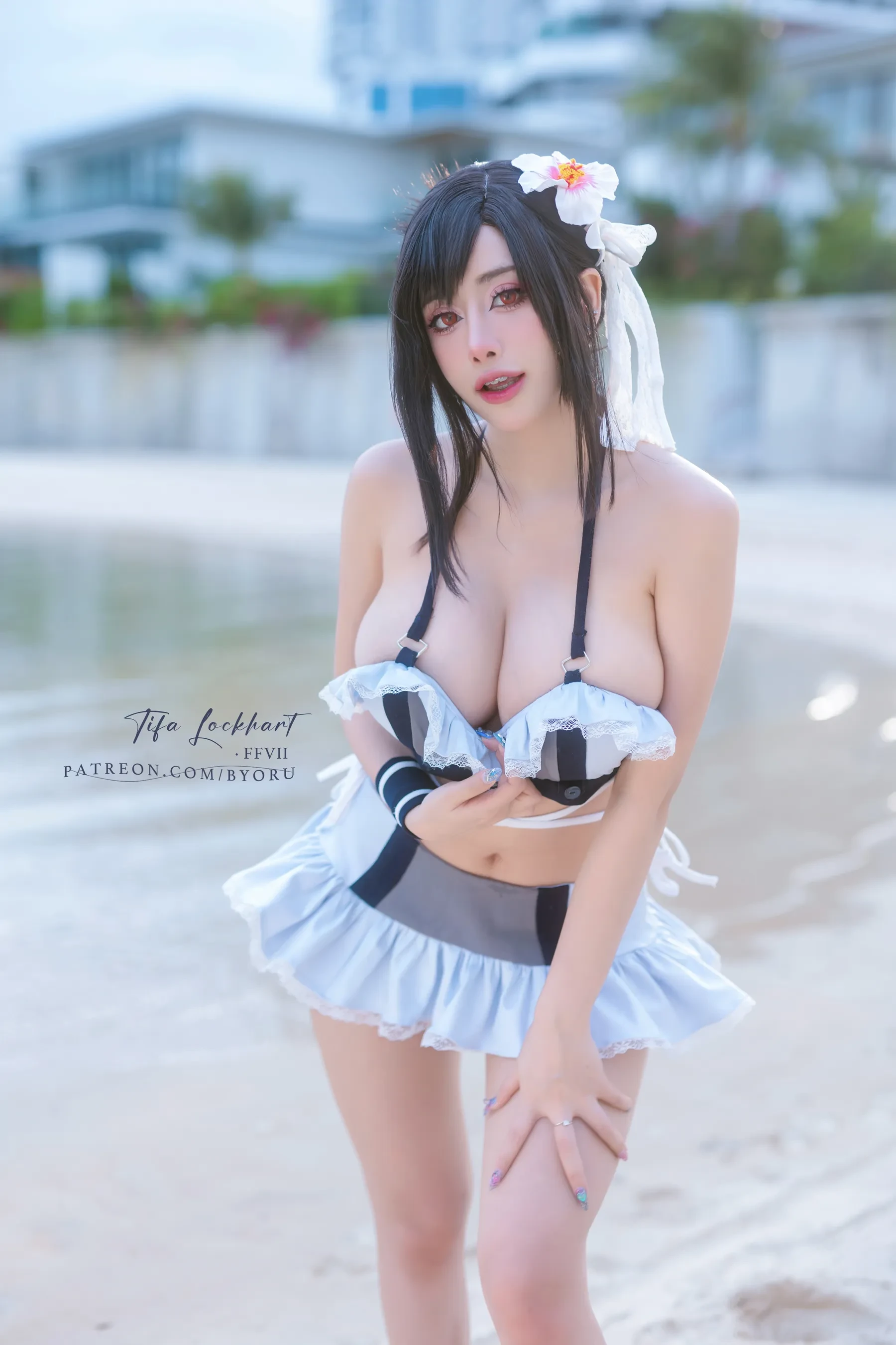 Byoru – Tifa FF7r bikini [60P] - 秀人网免费无水印在线套图写真