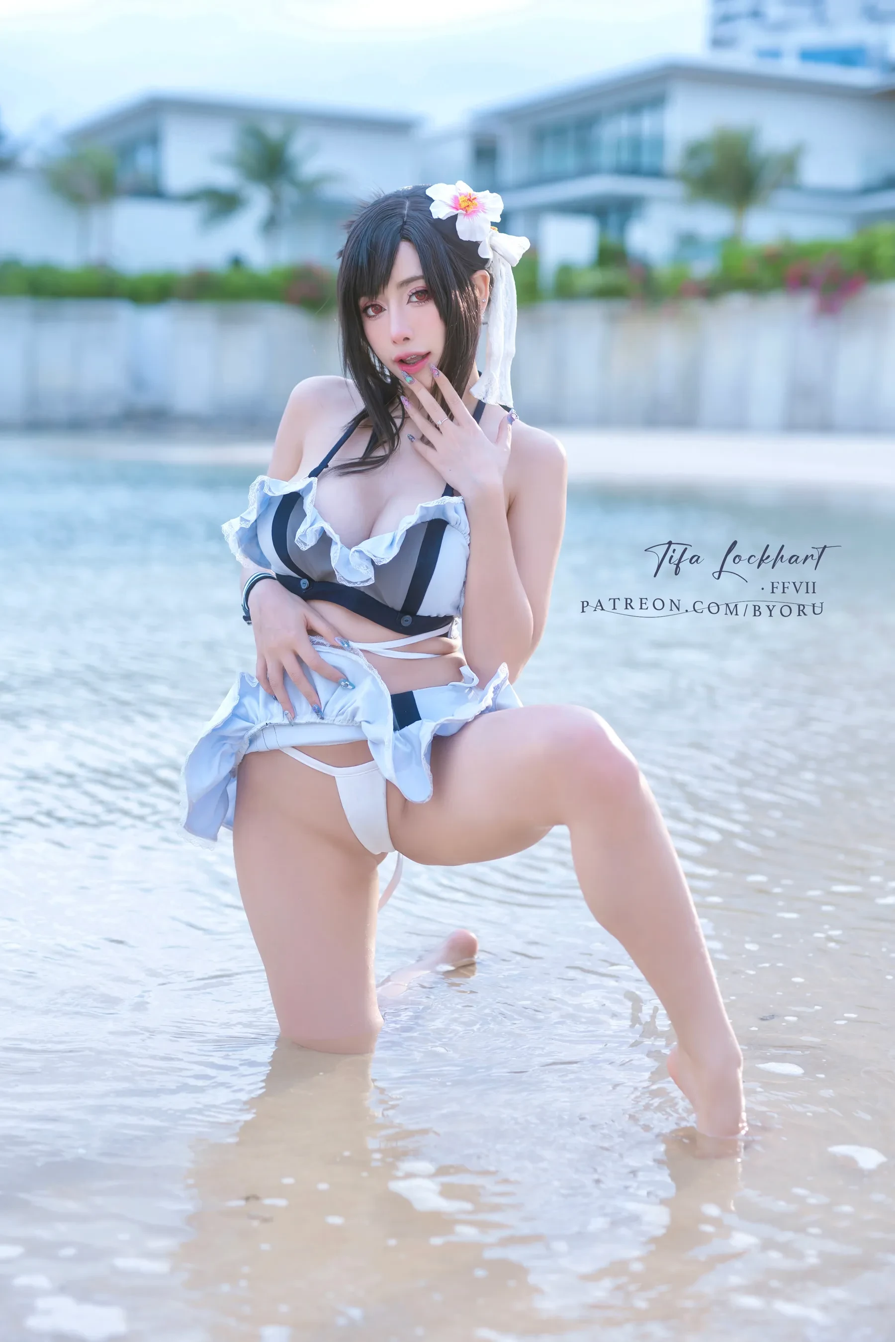 Byoru – Tifa FF7r bikini [60P] - 秀人网免费无水印在线套图写真