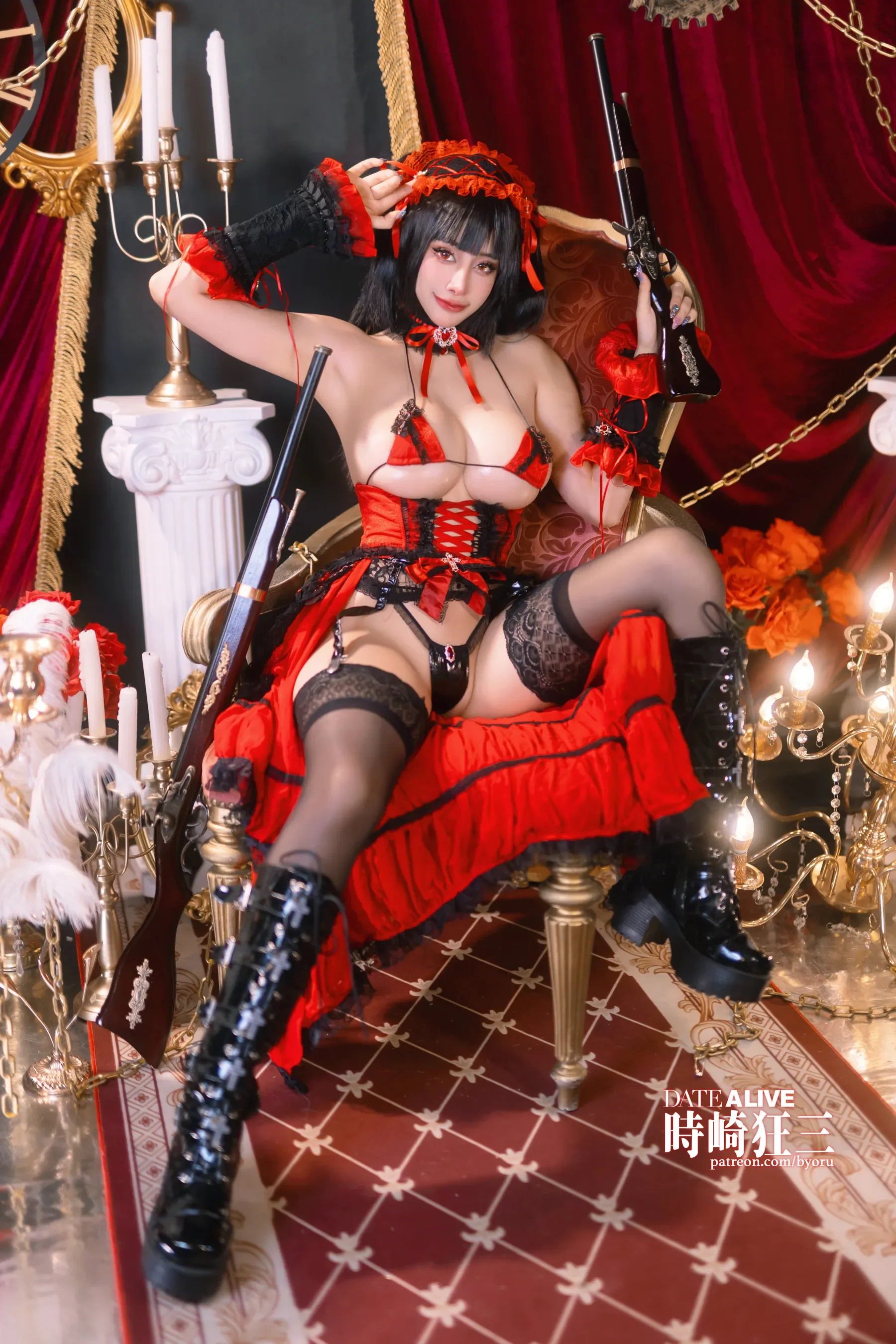 Byoru – Kurumi Tokisaki – Date A Live [40P] - 秀人网免费无水印在线套图写真