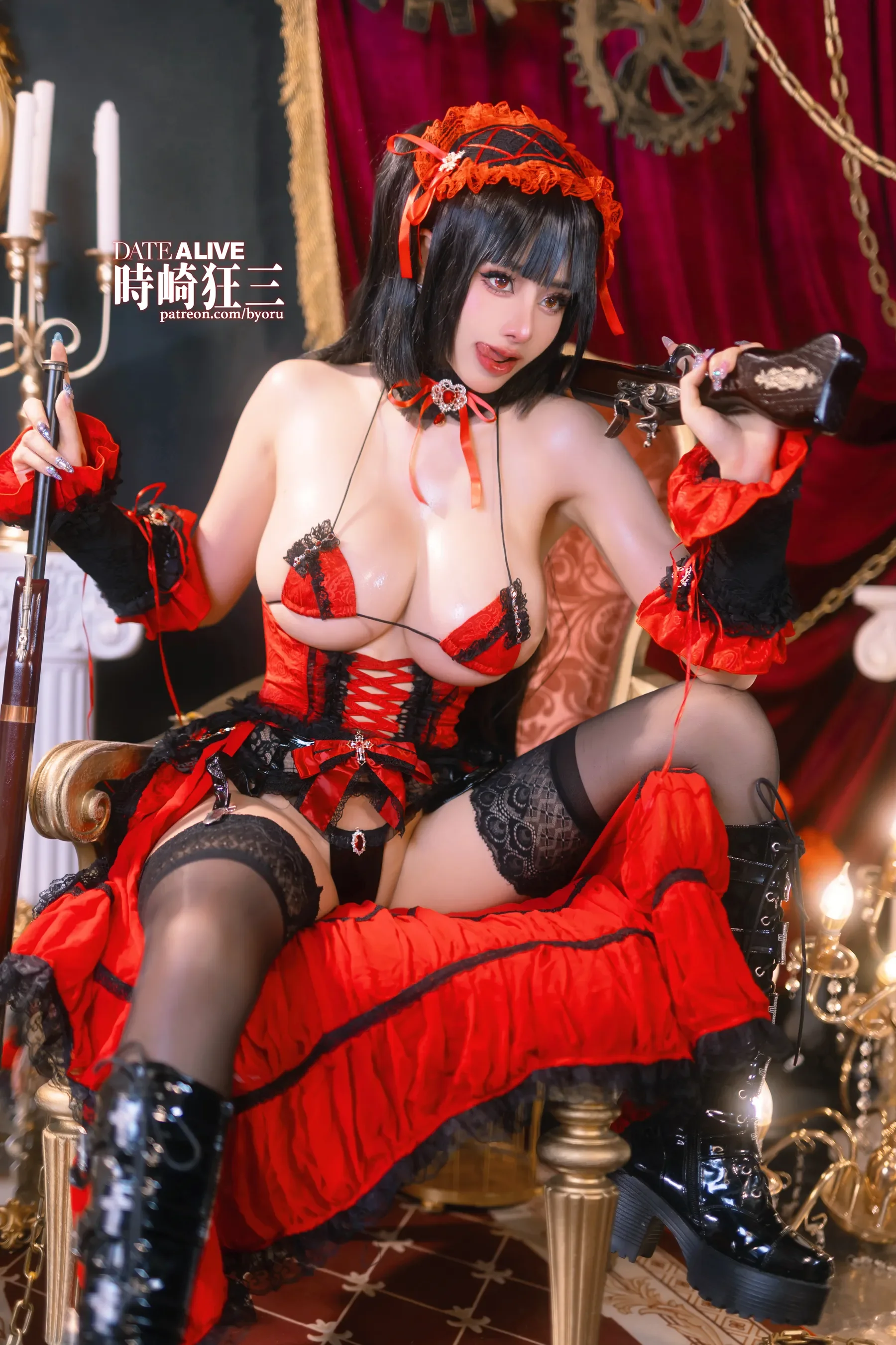 Byoru – Kurumi Tokisaki – Date A Live [40P] - 秀人网免费无水印在线套图写真