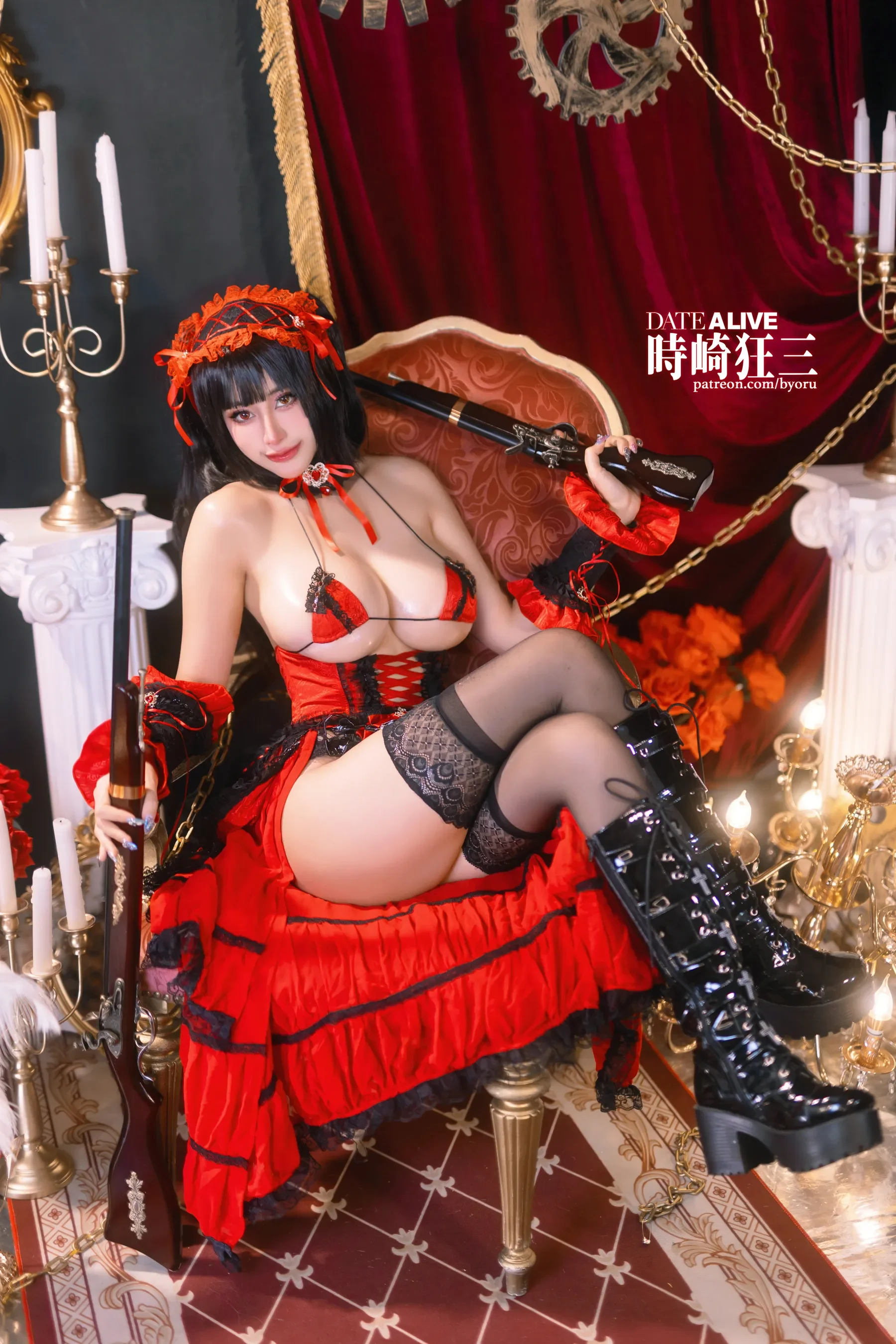Byoru – Kurumi Tokisaki – Date A Live [40P] - 秀人网免费无水印在线套图写真