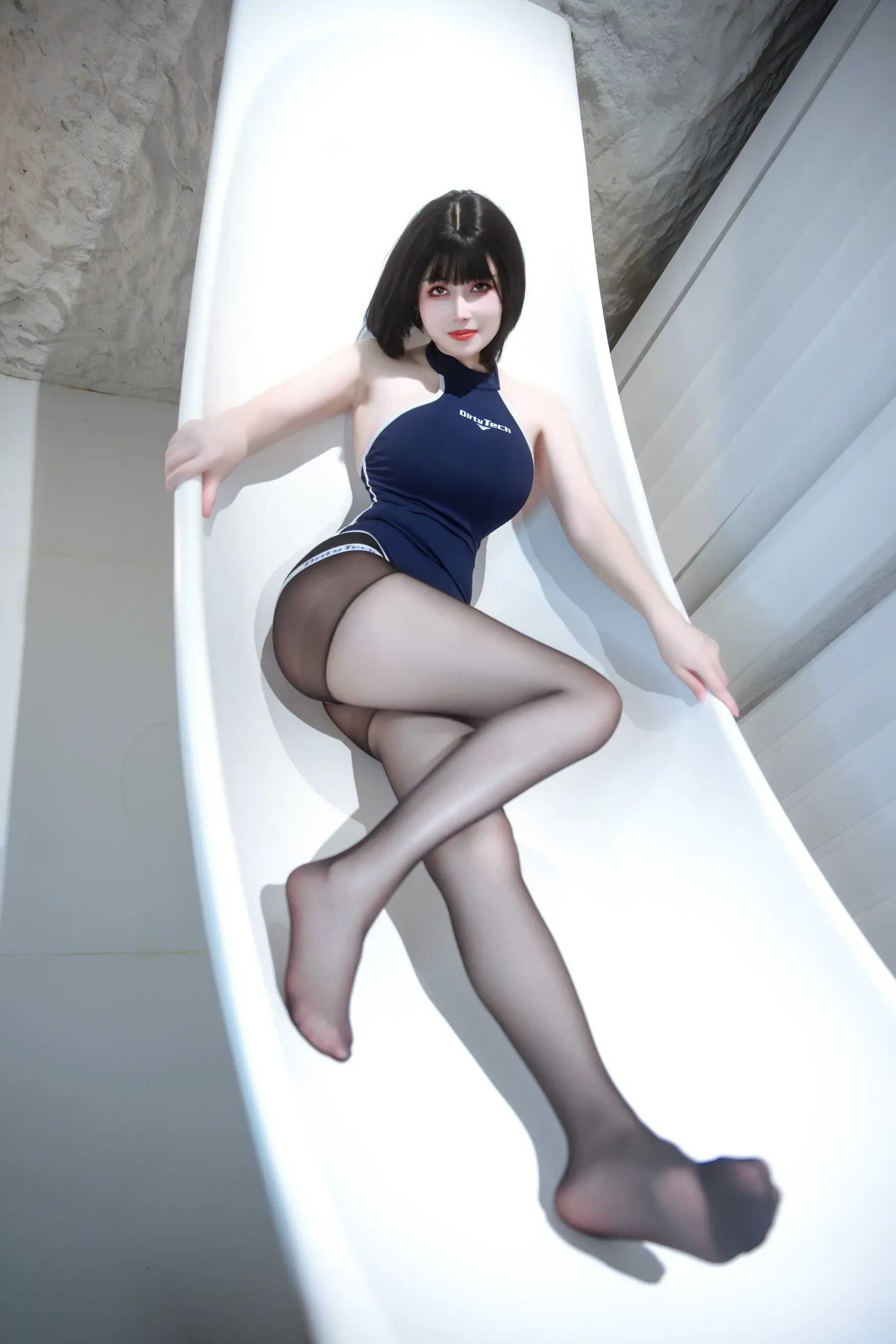 鹿八岁baby – 竞泳水着 [50P] - 秀人网免费无水印在线套图写真