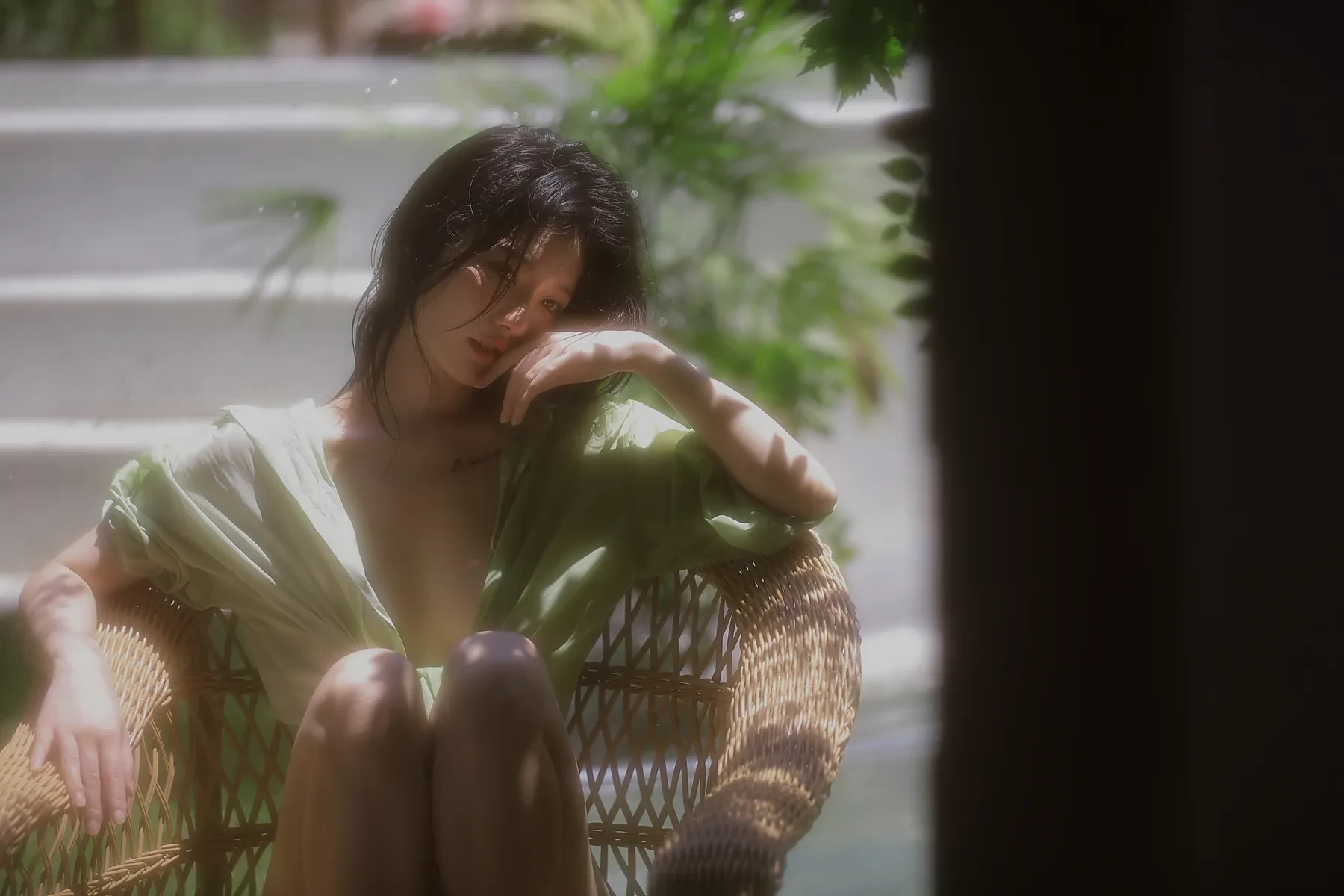 桃良阿宅 – 绿意 [23P] - 秀人网免费无水印在线套图写真