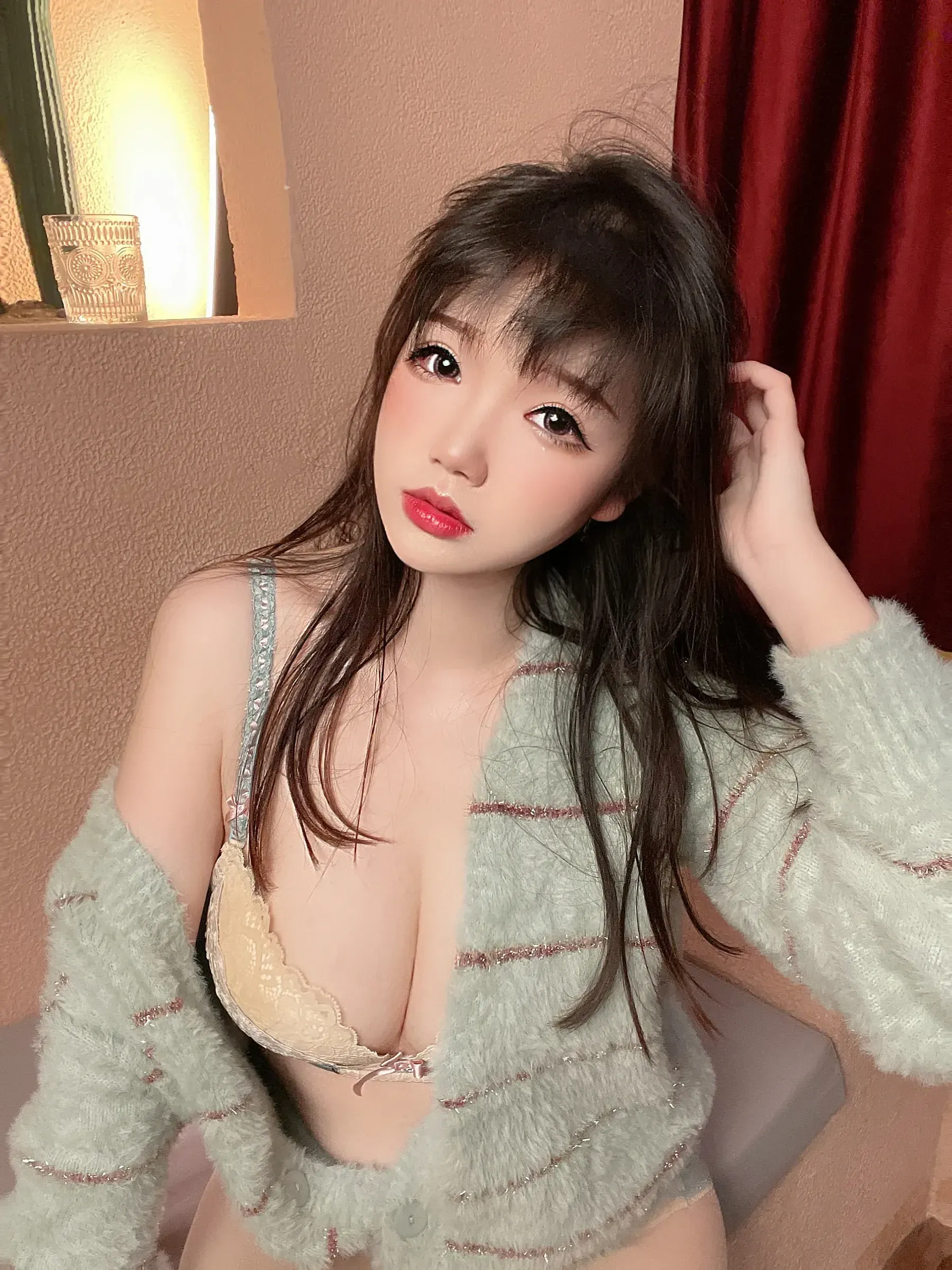 雪晴Astra – 静谧薄荷绿 [67P] - 秀人网免费无水印在线套图写真