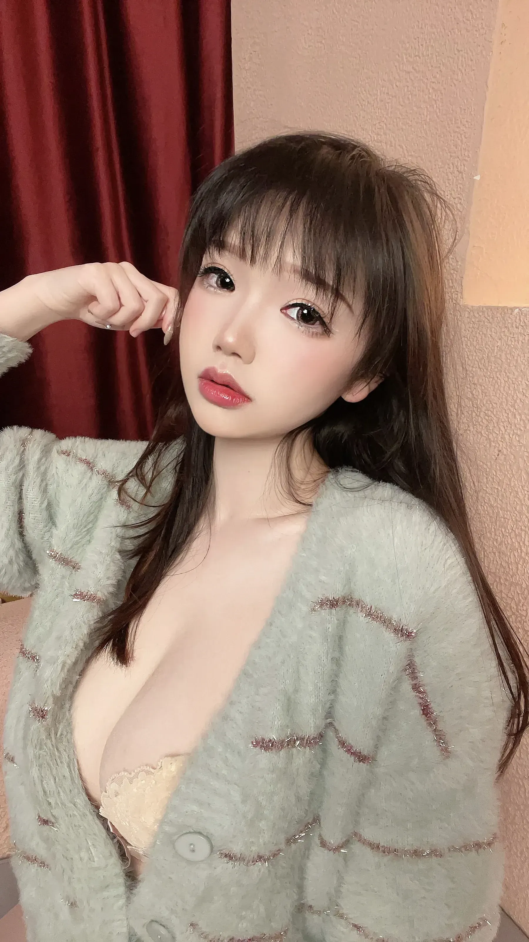 雪晴Astra – 静谧薄荷绿 [67P] - 秀人网免费无水印在线套图写真