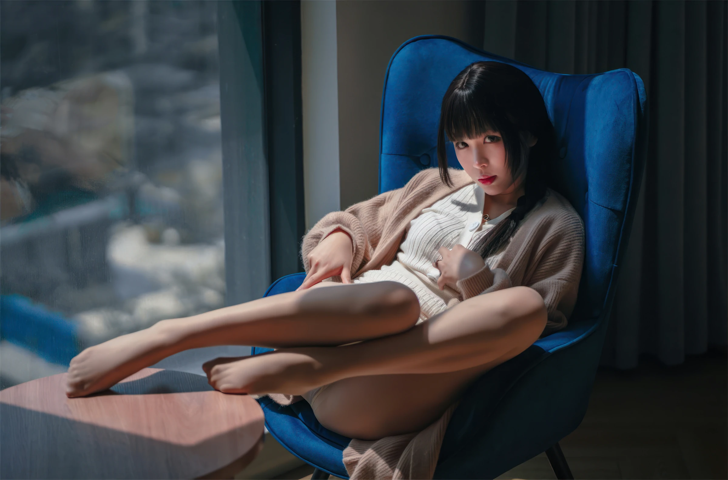 轩萧学姐 – 肉丝家妻 [65P] - 秀人网免费无水印在线套图写真