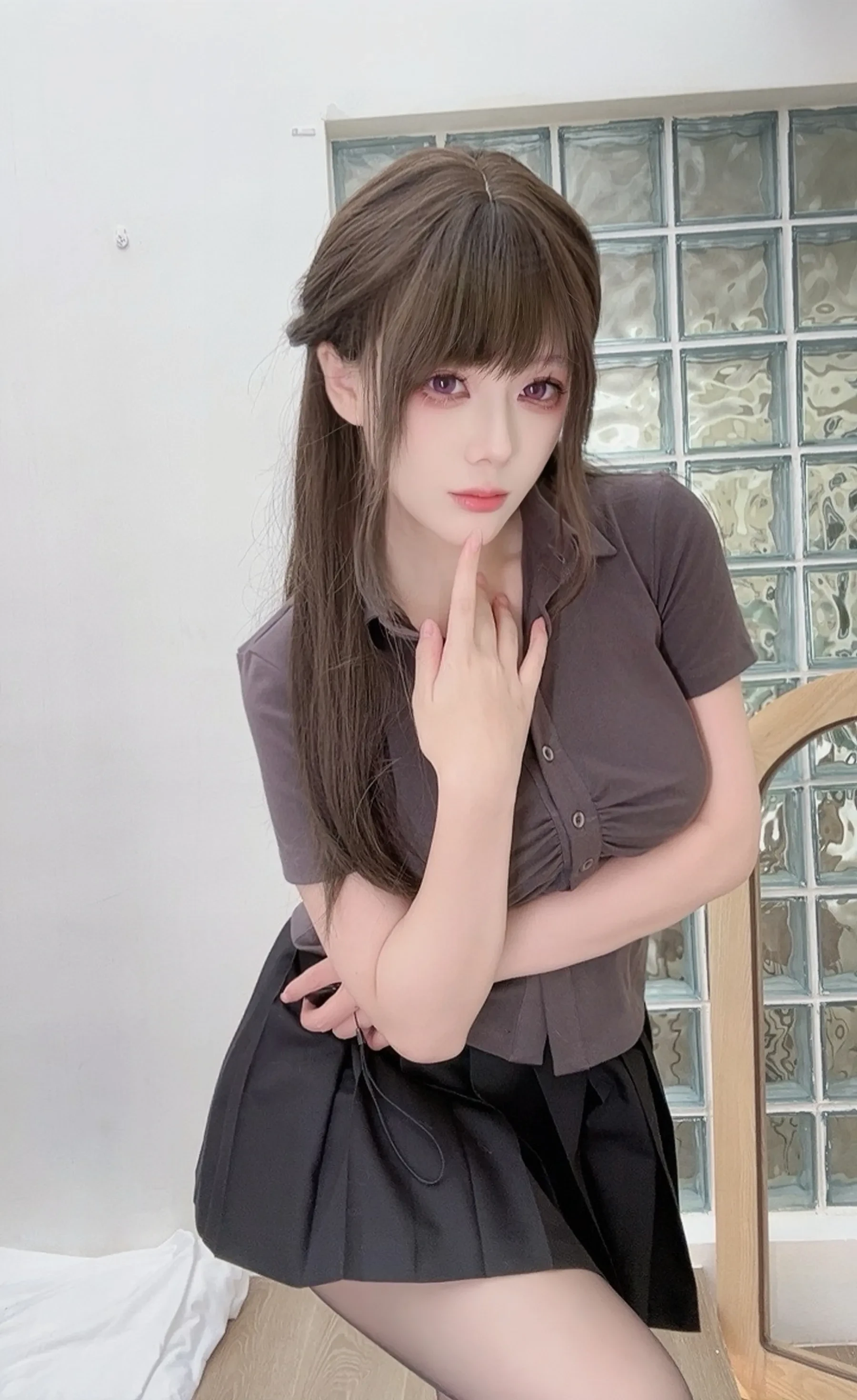 九言 – 风纪学姐 [40P] - 秀人网免费无水印在线套图写真