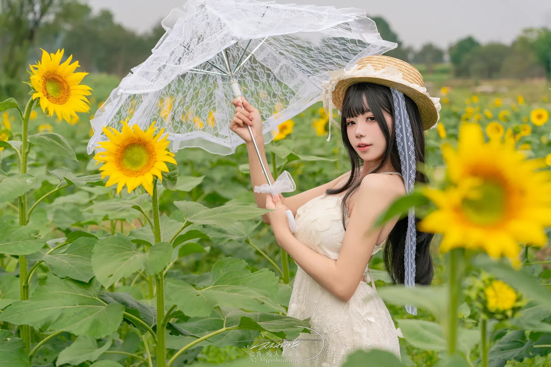 咬一口兔娘 – 7月作品『夏の葵』[70P] - 秀人网免费无水印在线套图写真