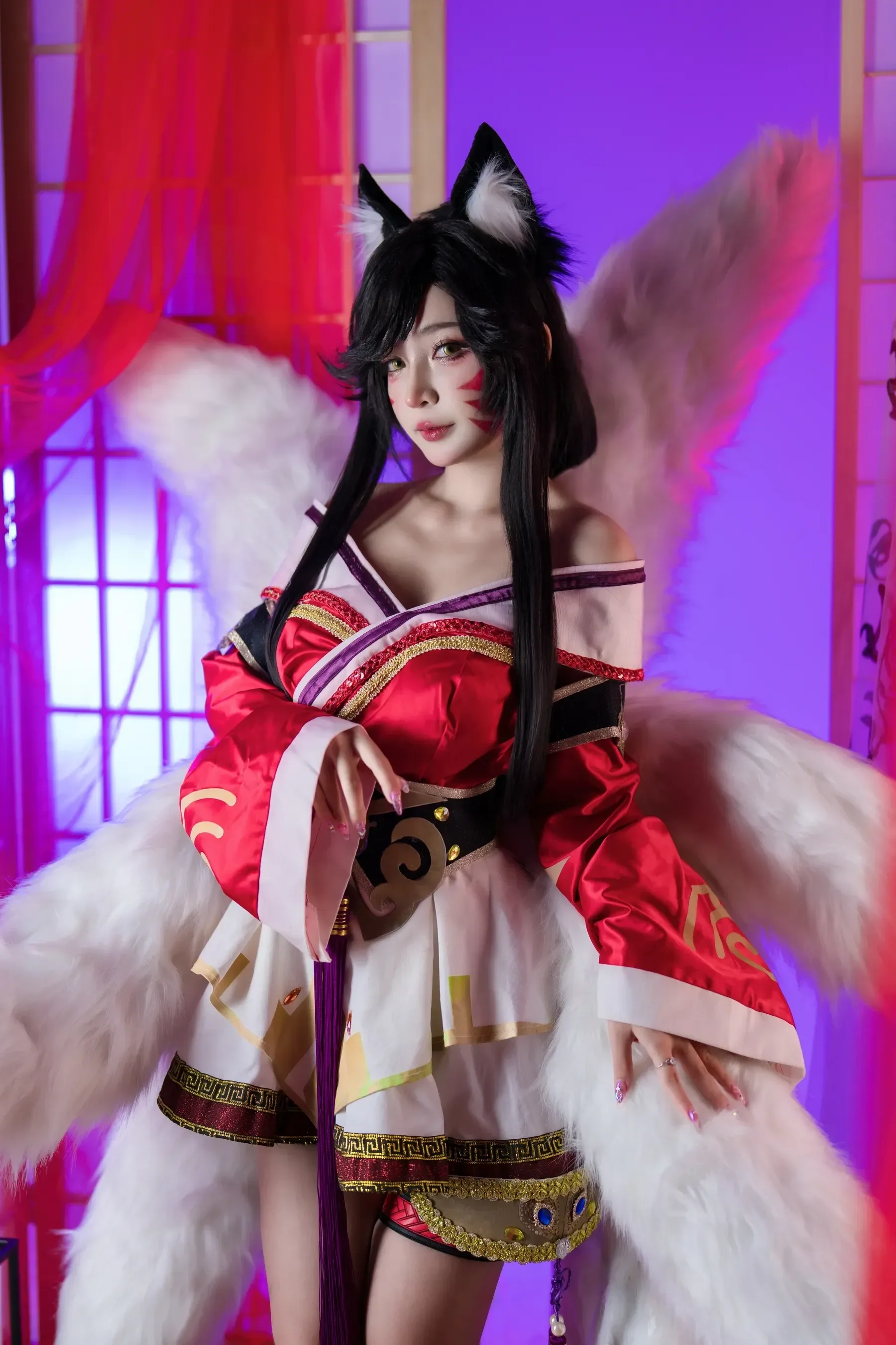 Umeko J – Ahri – League of Legends [60P] - 秀人网免费无水印在线套图写真