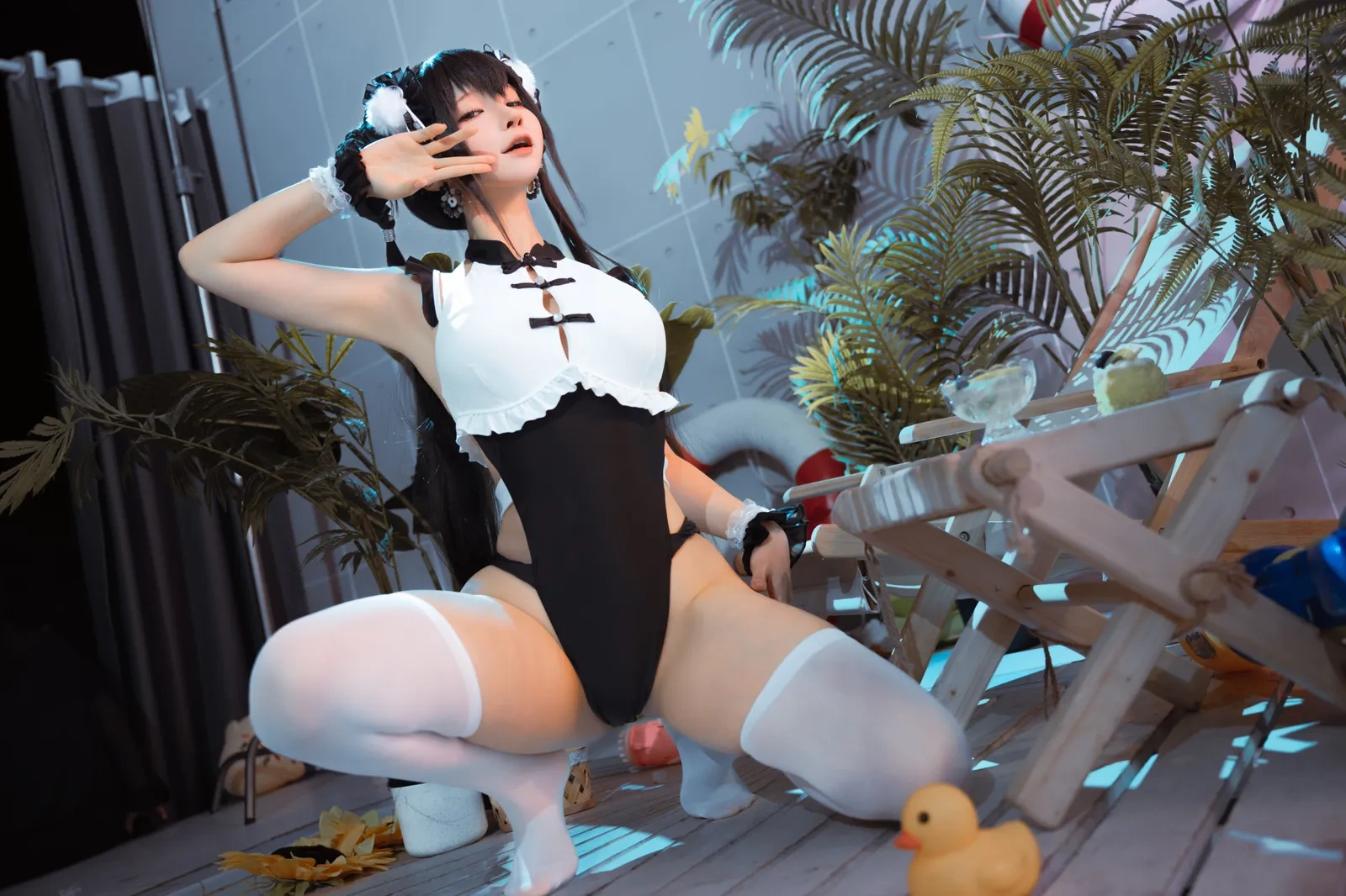 蠢沫沫 – 熊猫娘 [105P] - 秀人网免费无水印在线套图写真