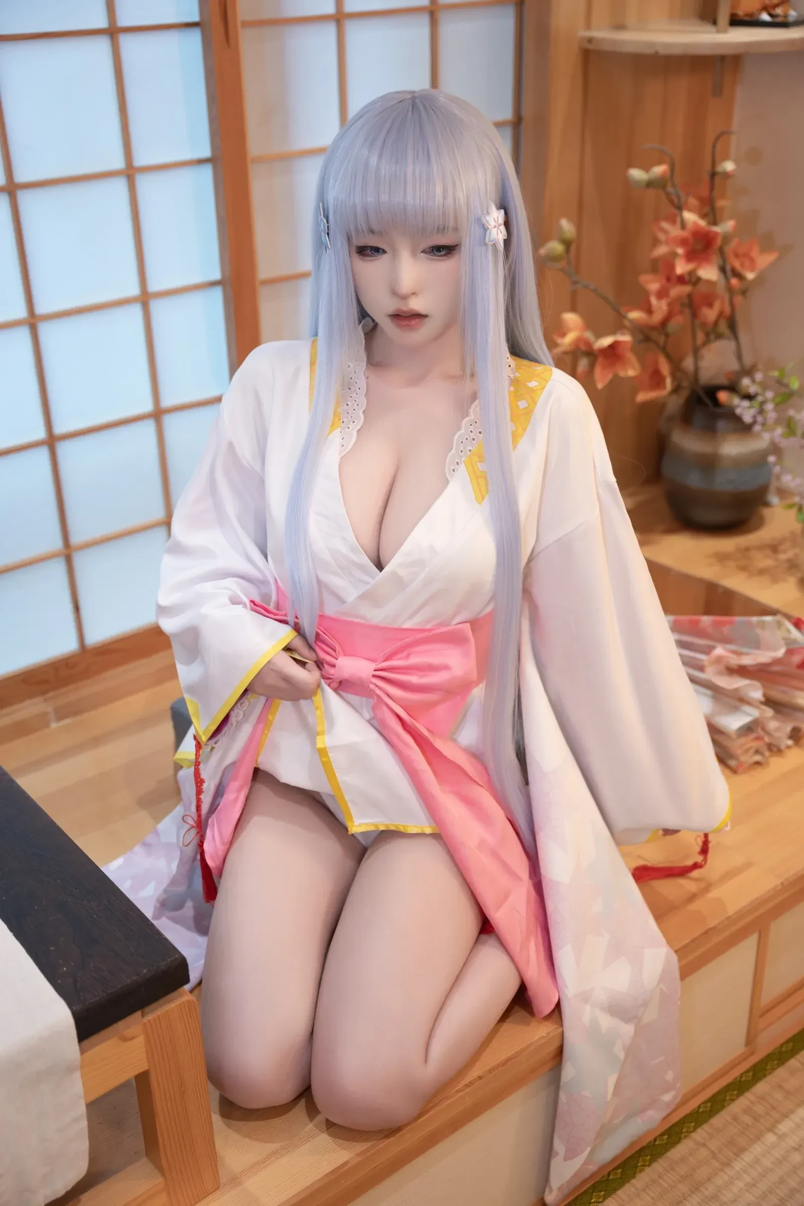 清水由乃 – 美少女万华镜 雪女原服 [58P] - 秀人网免费无水印在线套图写真