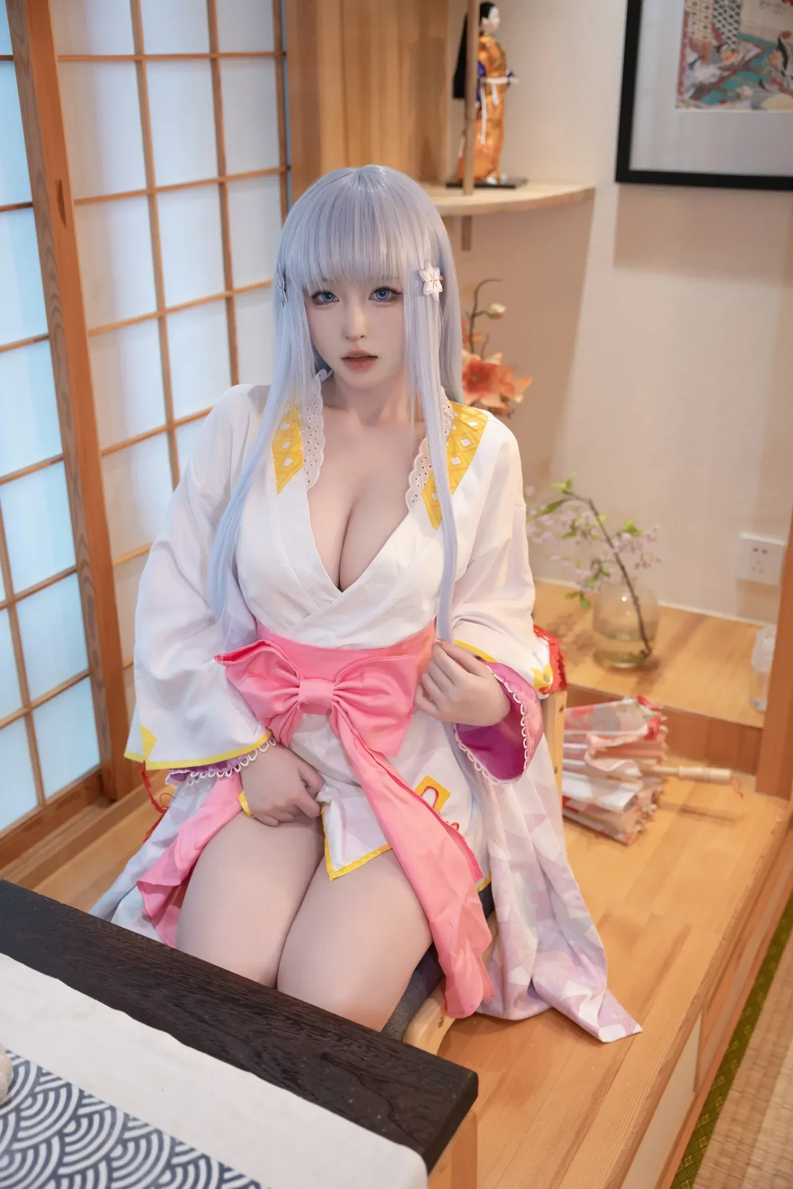 清水由乃 – 美少女万华镜 雪女原服 [58P] - 秀人网免费无水印在线套图写真