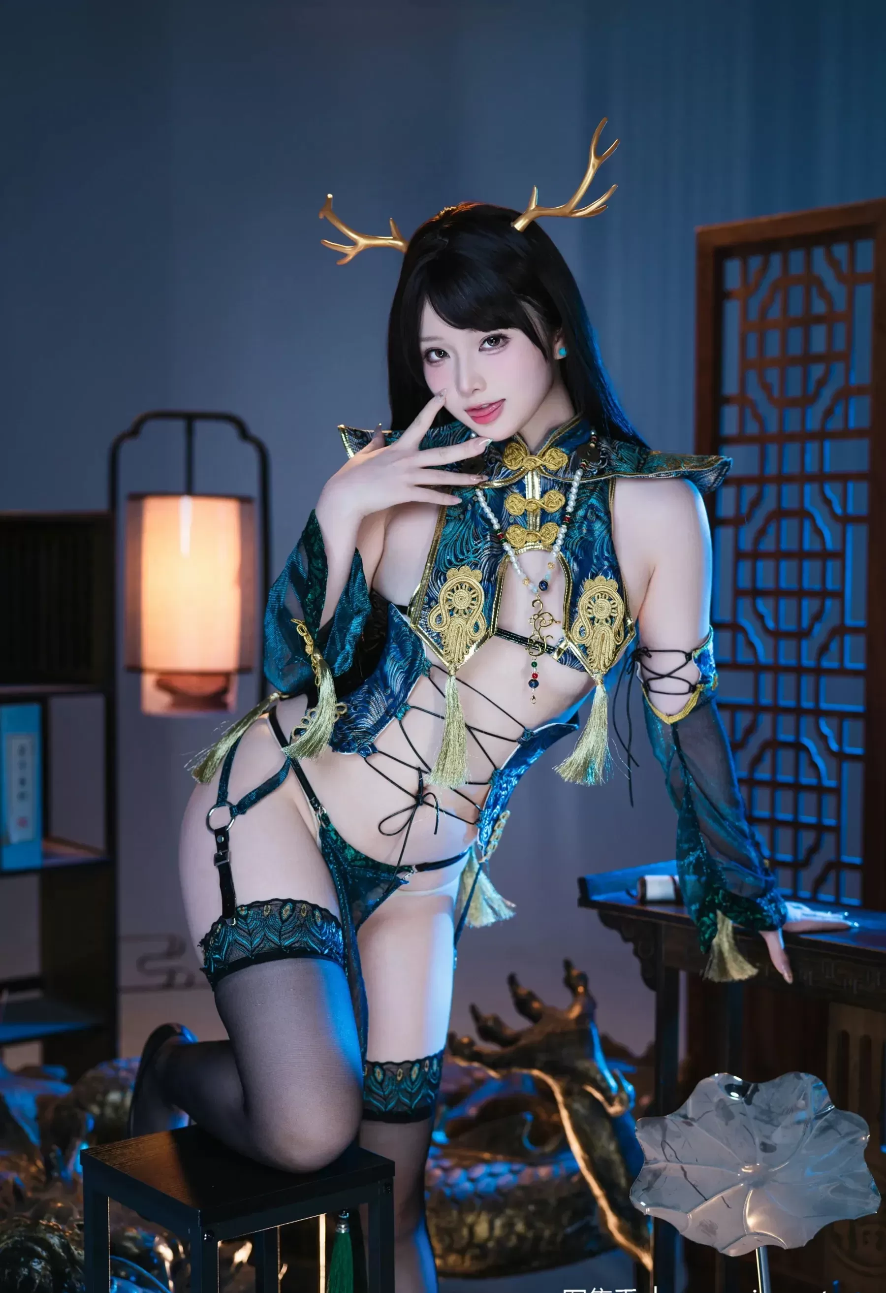 屿鱼Yukako – 珑心 [50P] - 秀人网免费无水印在线套图写真