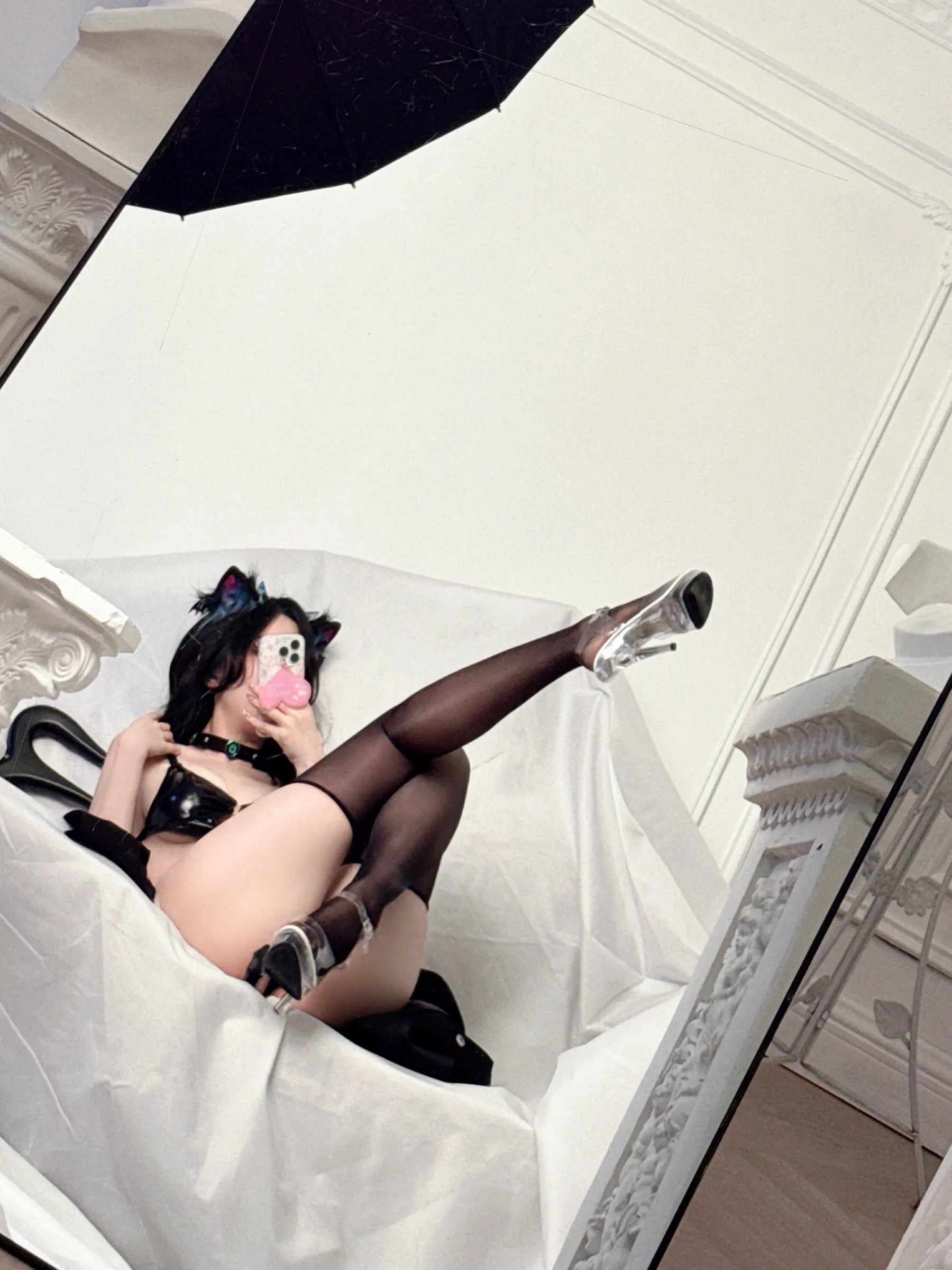 星之迟迟 – 万圣节小恶魔猫耳 [30P] - 秀人网免费无水印在线套图写真