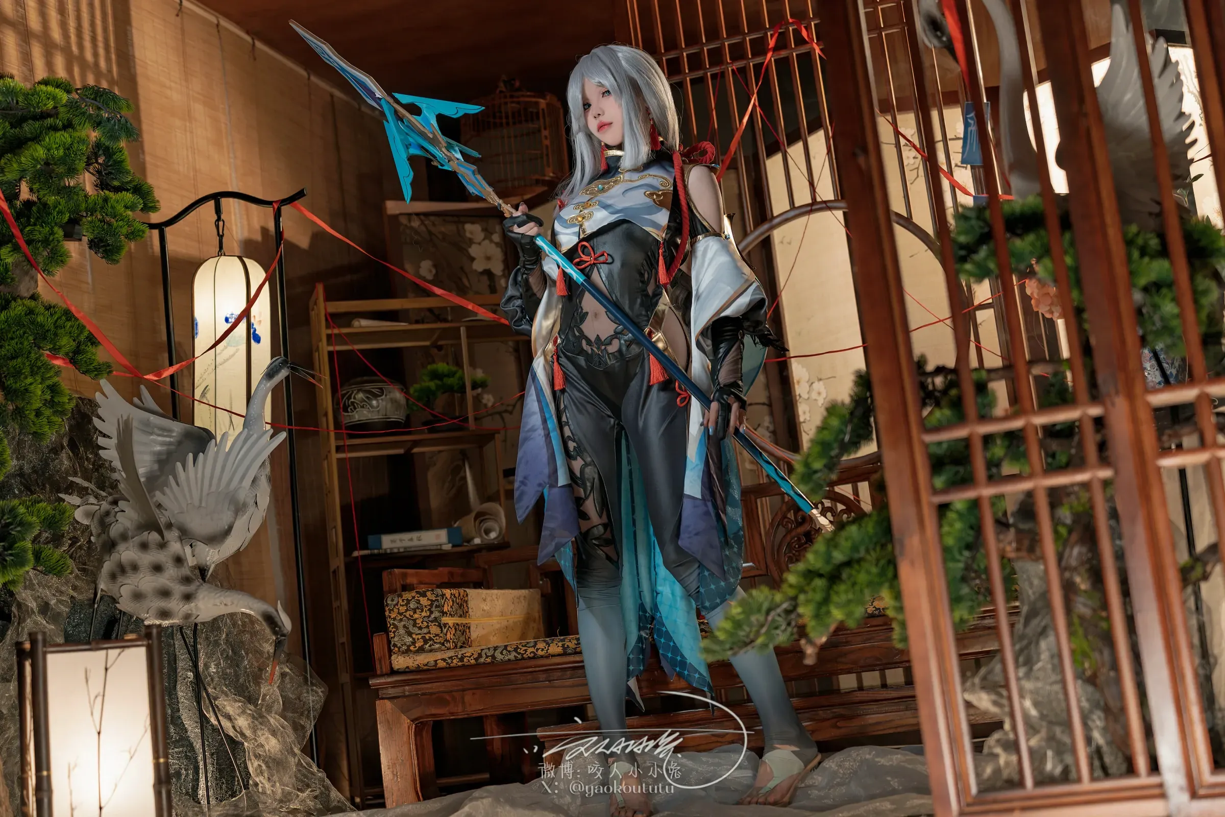 咬一口兔娘 – 原神 申鹤 [73P] - 秀人网免费无水印在线套图写真