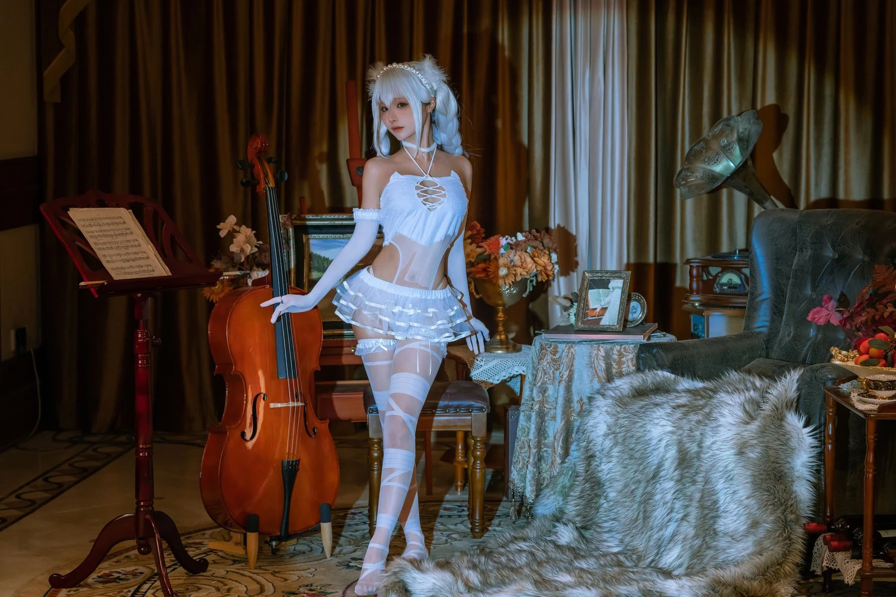 蠢沫沫 – 芭蕾猫 [88P] - 秀人网免费无水印在线套图写真