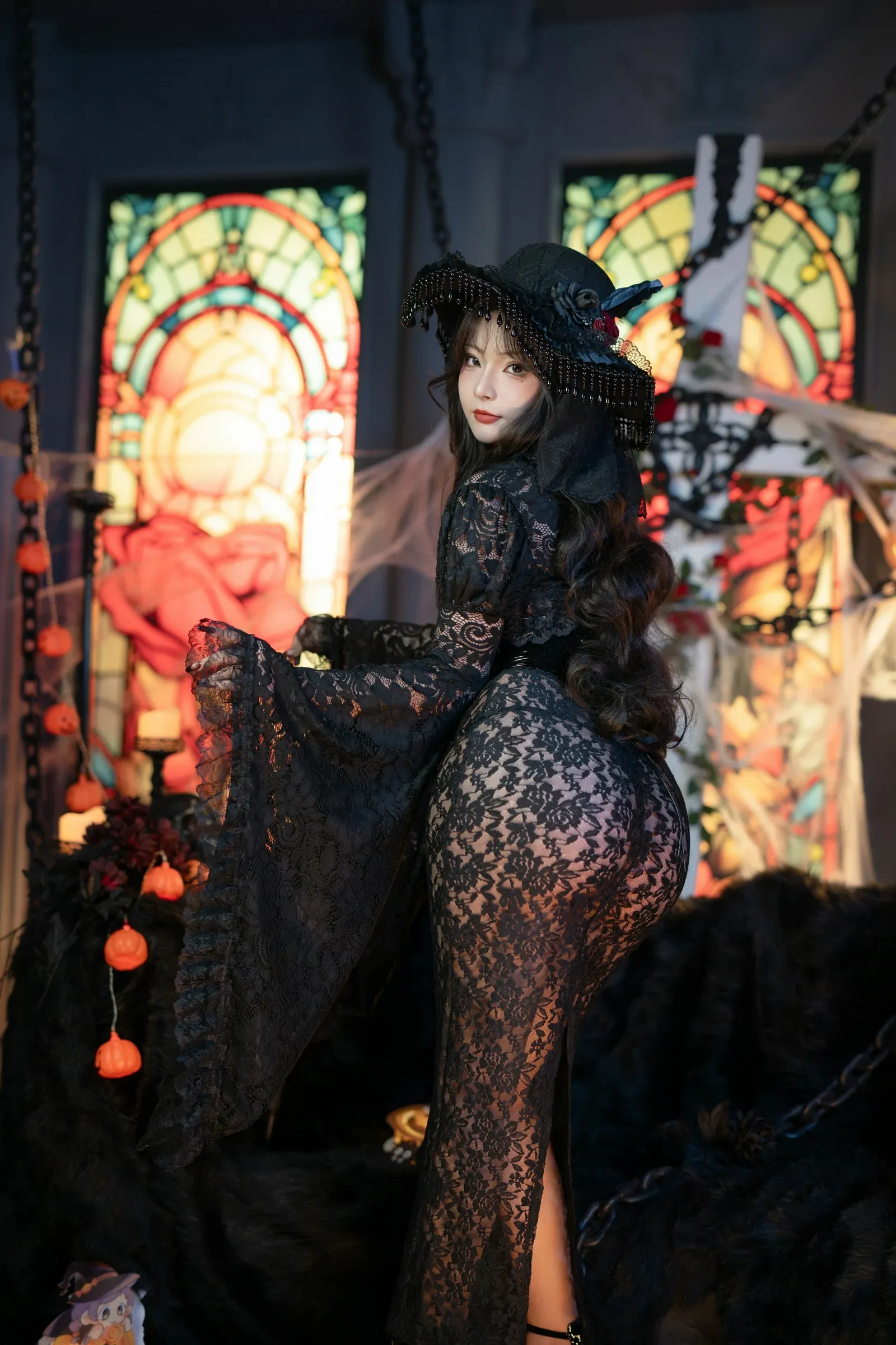 yuuhui玉汇 – 万圣节特辑 – 魔女狂欢夜 [132P] - 秀人网免费无水印在线套图写真