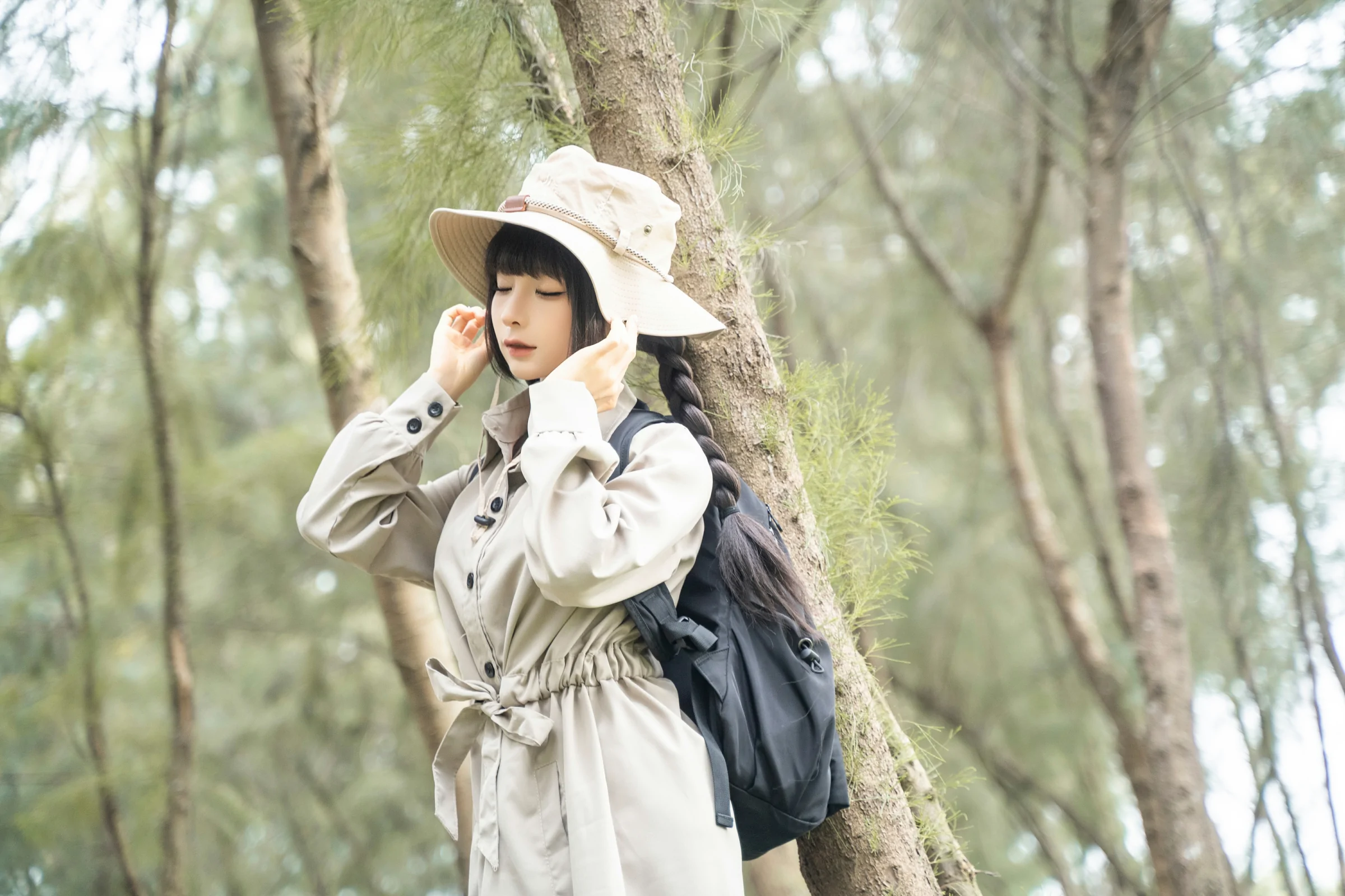 蠢沫沫 – 露营 [53P] - 秀人网免费无水印在线套图写真