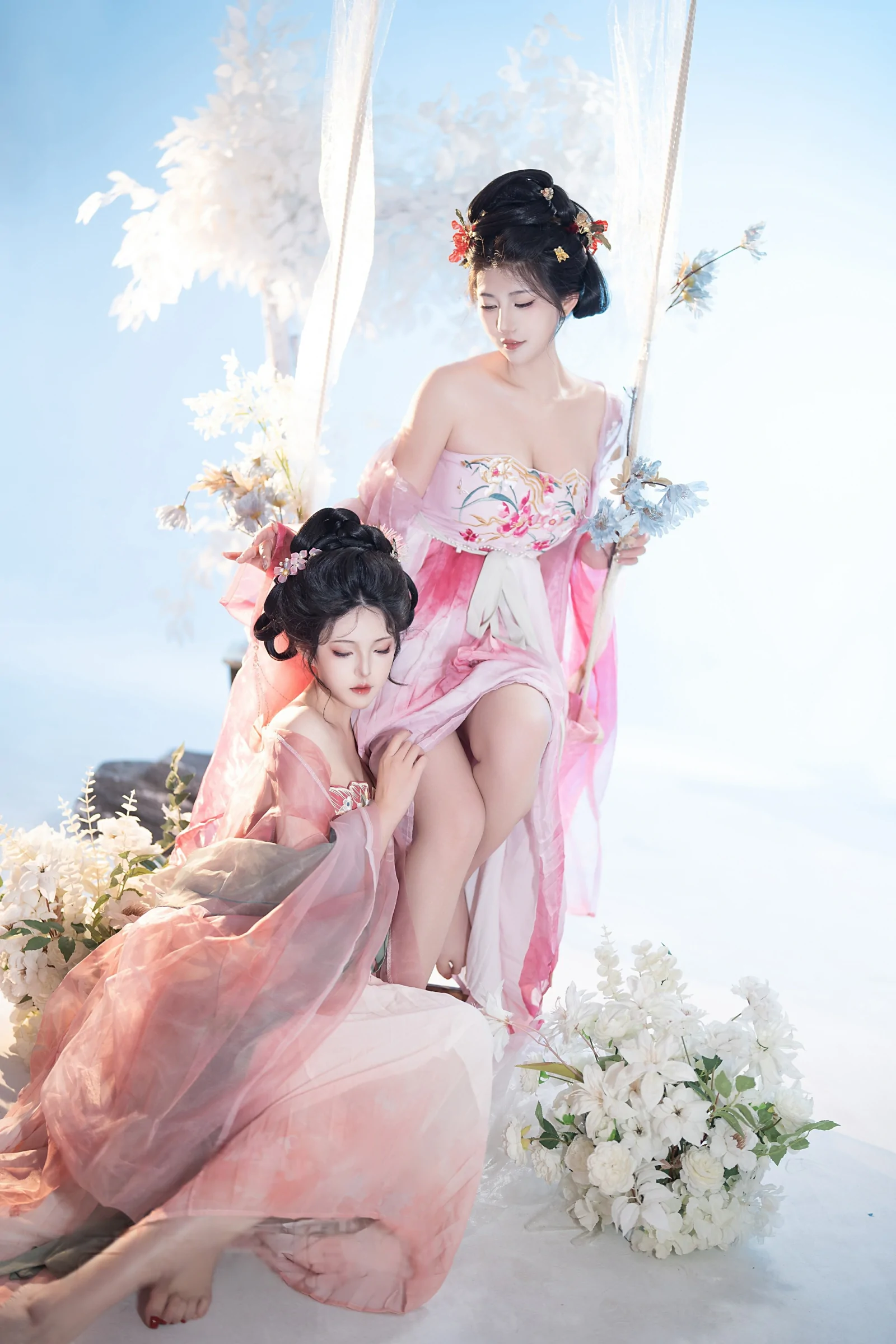 Natsuko夏夏子&#038;星澜 – 瑶池洗凝脂 [77P] - 秀人网免费无水印在线套图写真