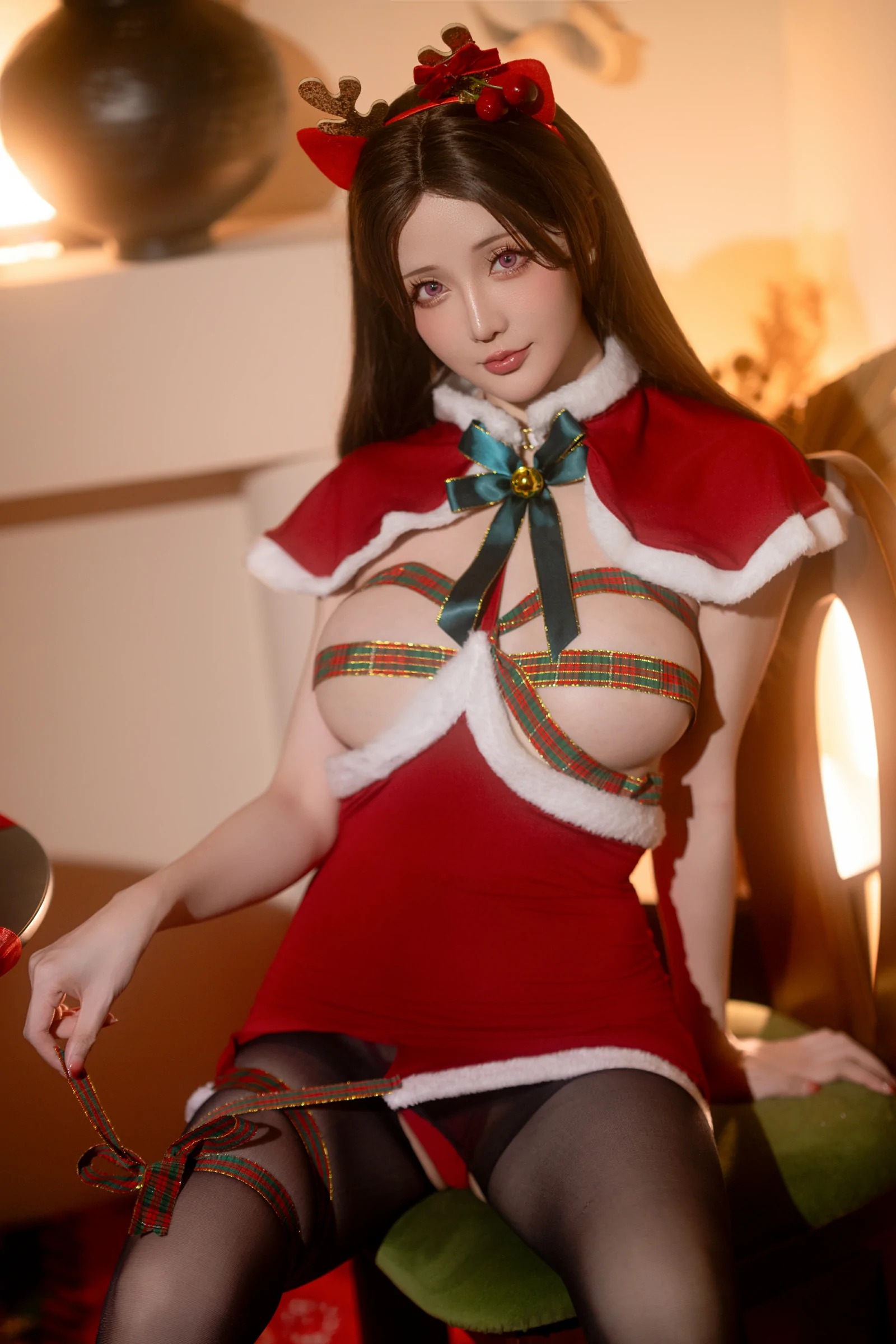 星之迟迟 – 2024圣诞 奇妙夜 [65P] - 秀人网免费无水印在线套图写真