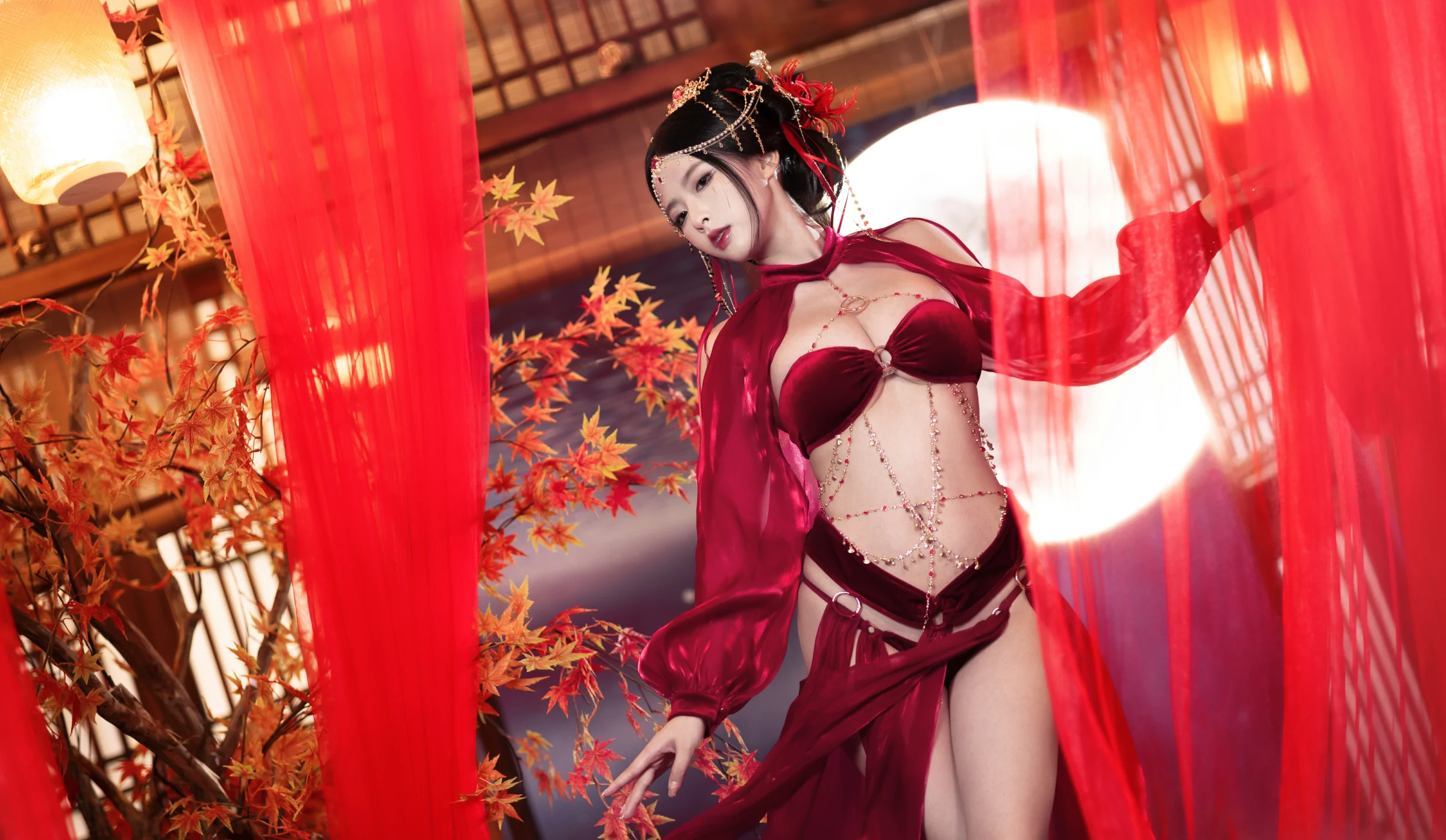 清水由乃 – 月下舞姬 [58P] - 秀人网免费无水印在线套图写真