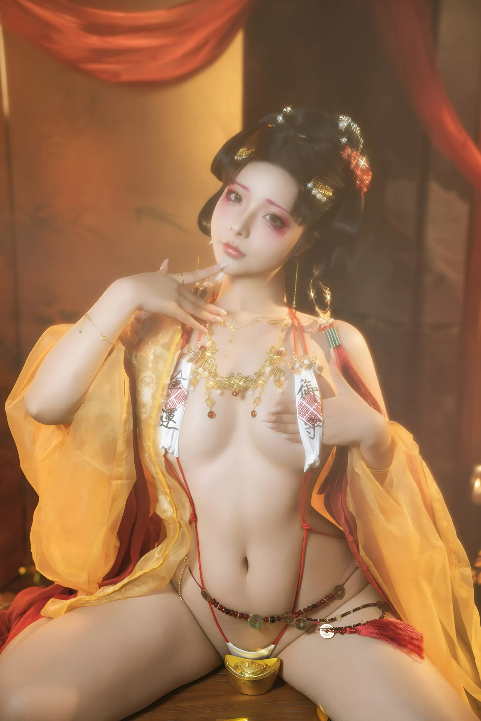 yuuhui玉汇 - 善财娘子 [124P] - 秀人网免费无水印在线套图写真